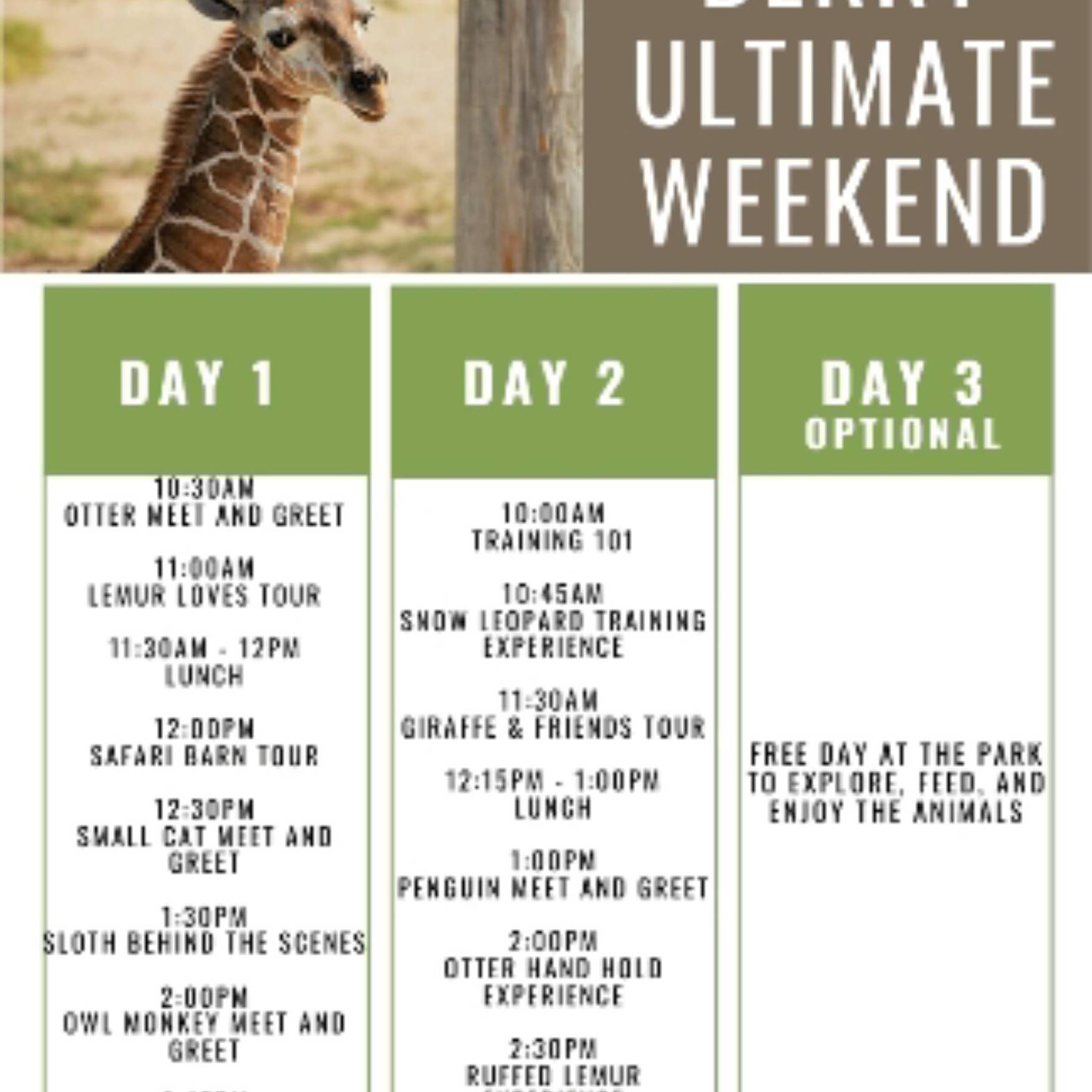 Ultimate Weekend