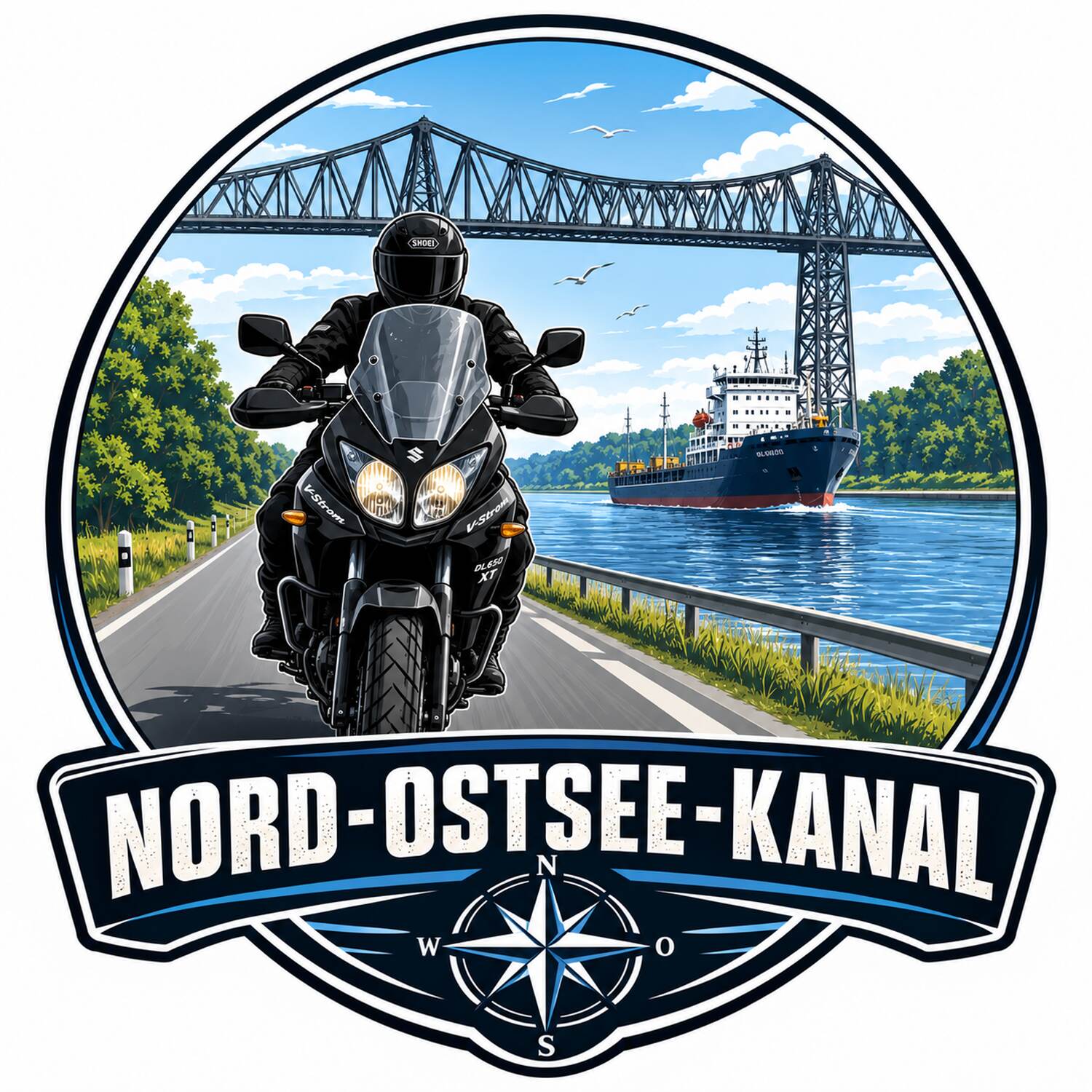Entlang des Kanals