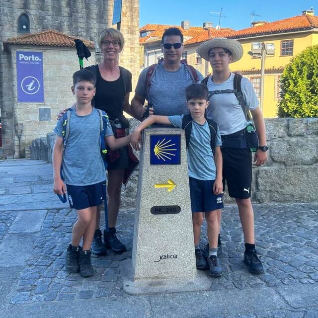Una famiglia in cammino