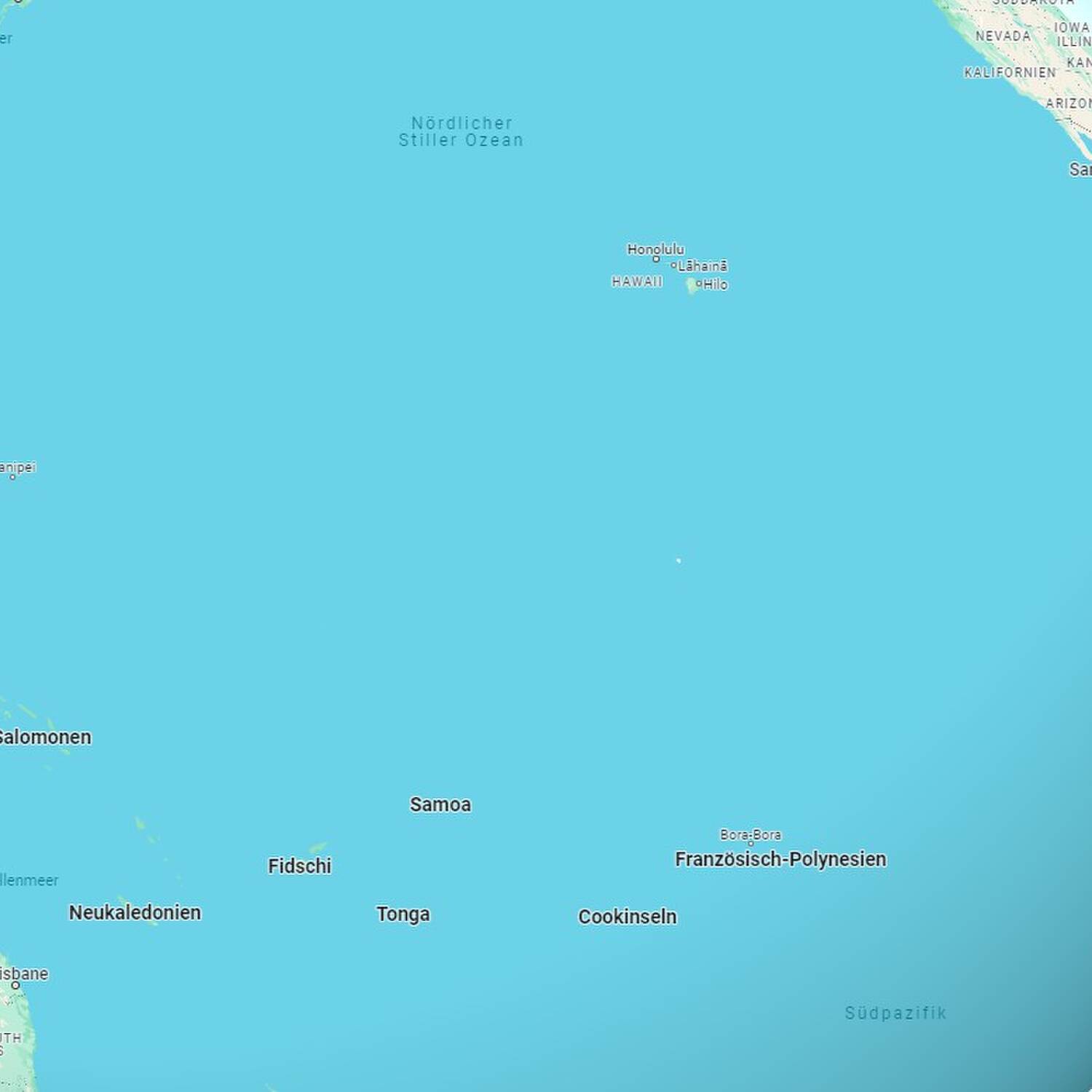 Sydney - Südsee - Singapur