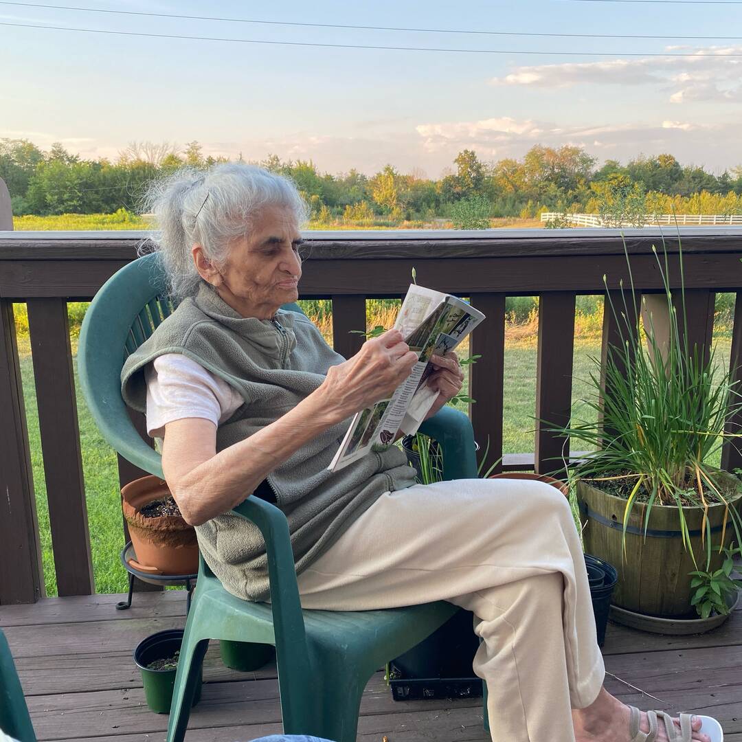 Visiting Mom