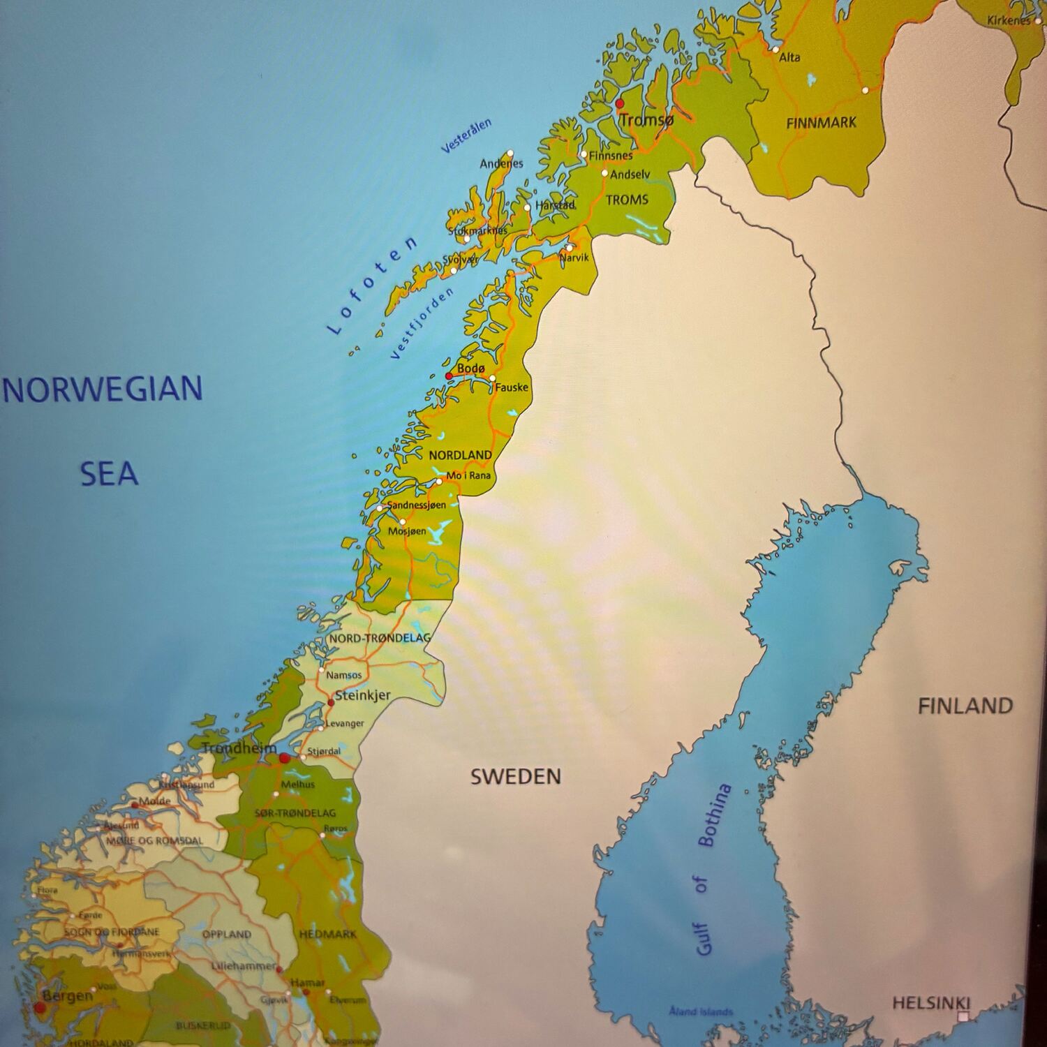 Norwegen per Bahn und Schiff