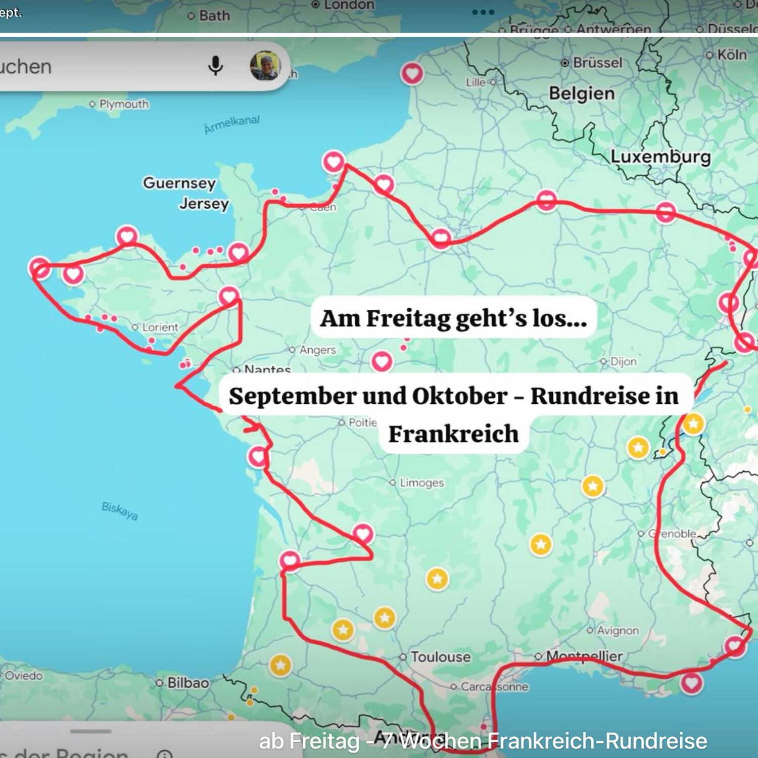 Frankreich Rundreise