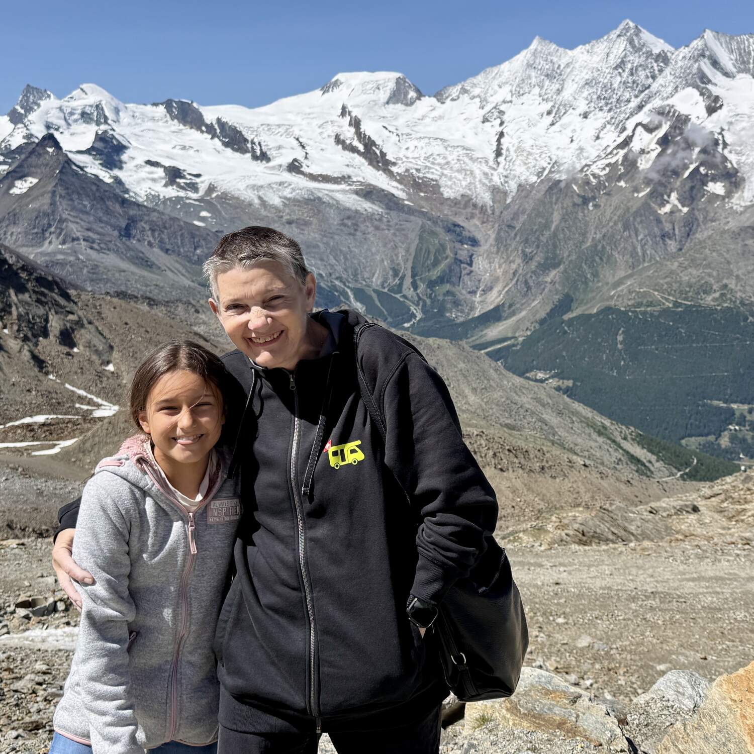 Saas Grund mit Cassy