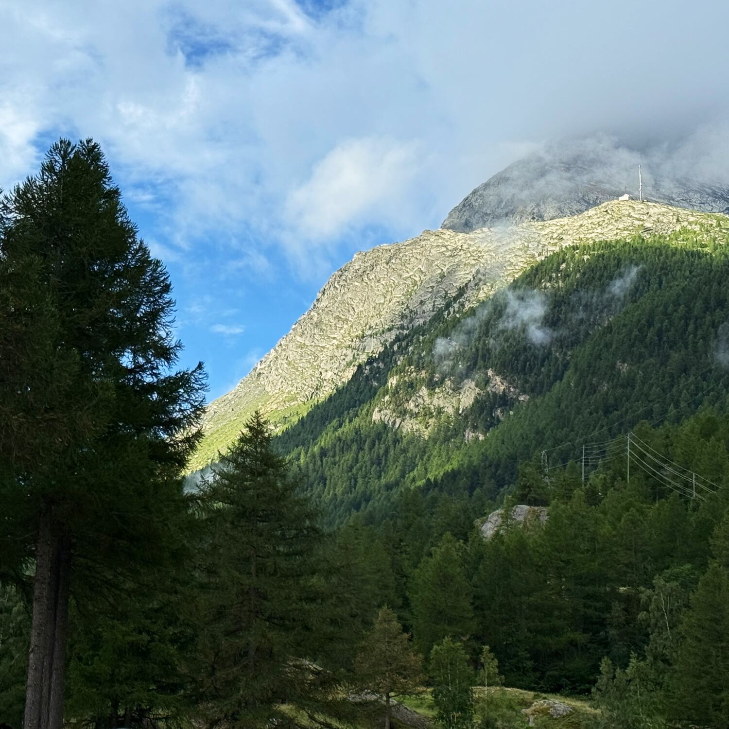 Saas Grund mit Cassy