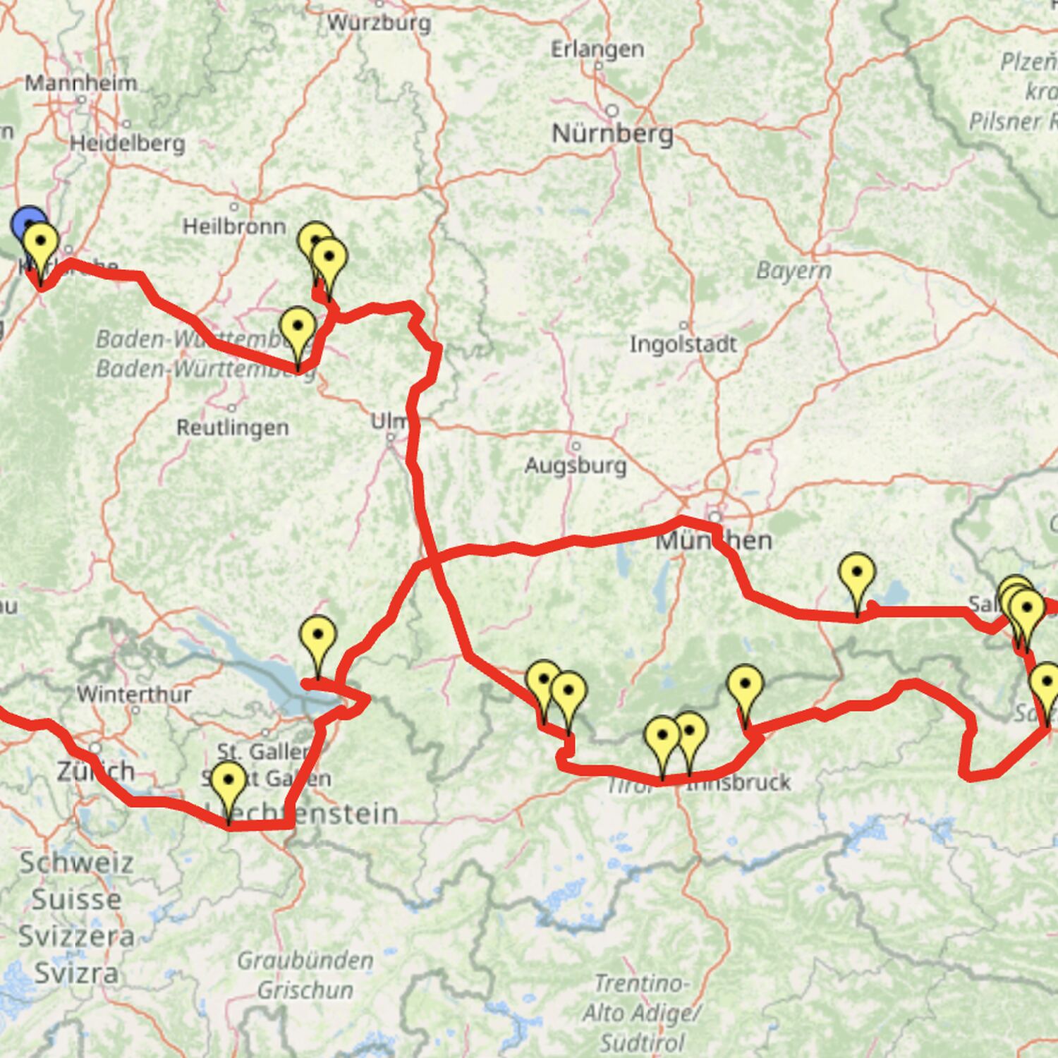 Österreich 2021 - 1. Reise mit PhöniXli