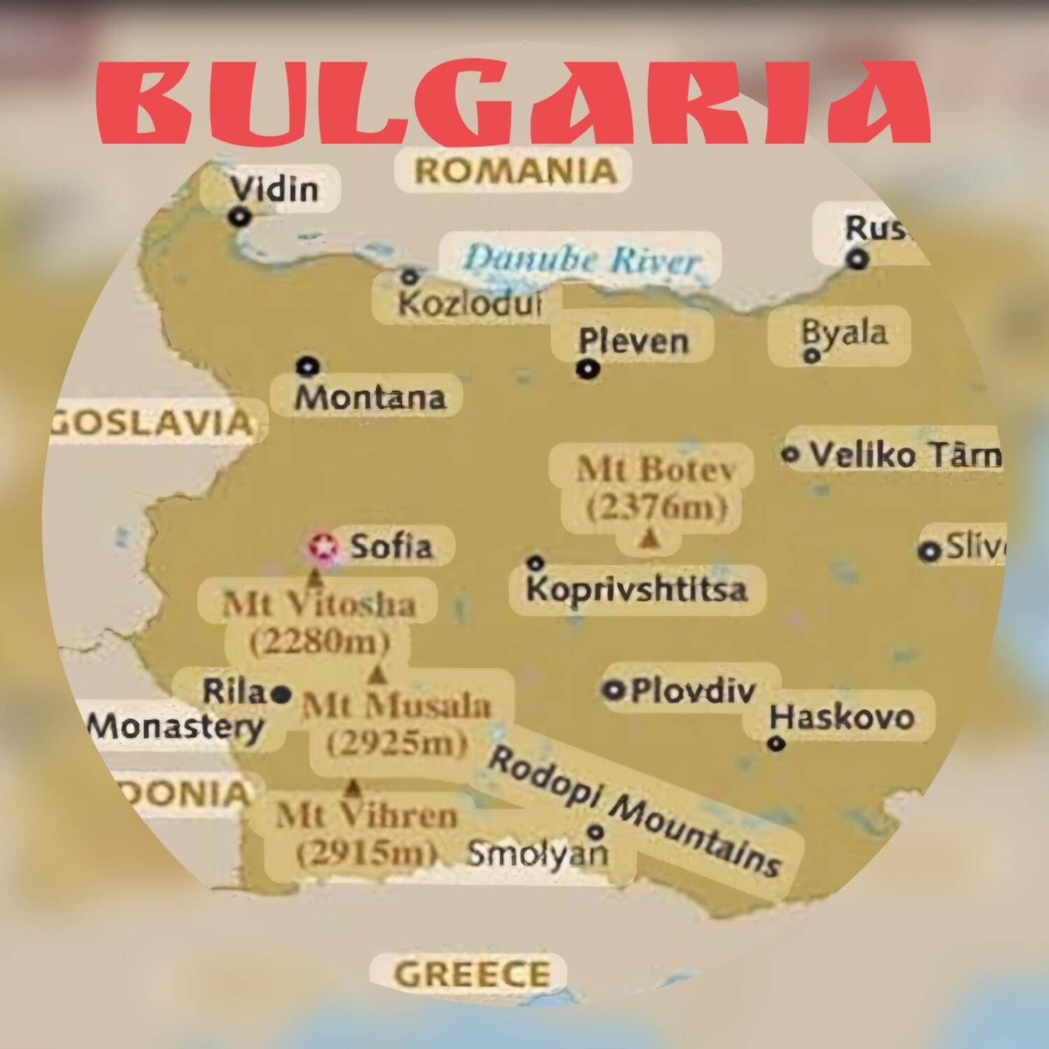 Trip nach Sofia Bulgarien