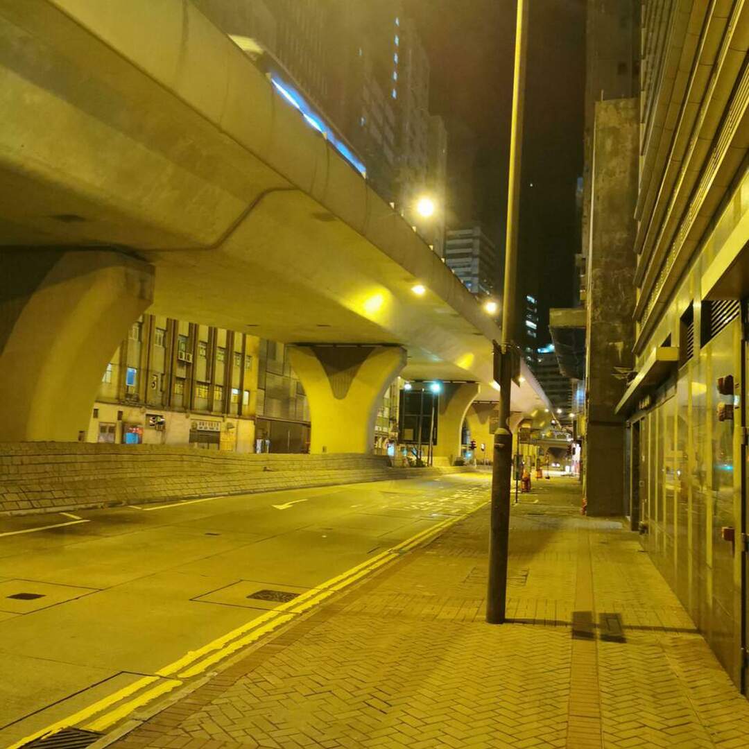 Sonnenaufgang in Hongkong