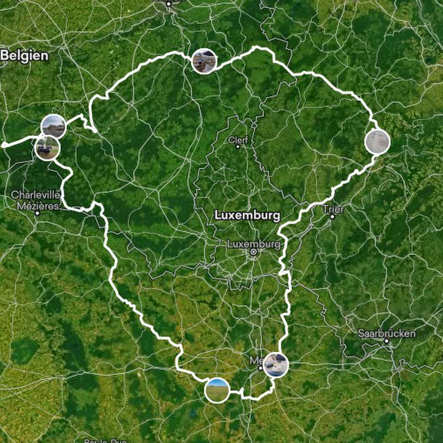 Motorrad 2. Ardennentour