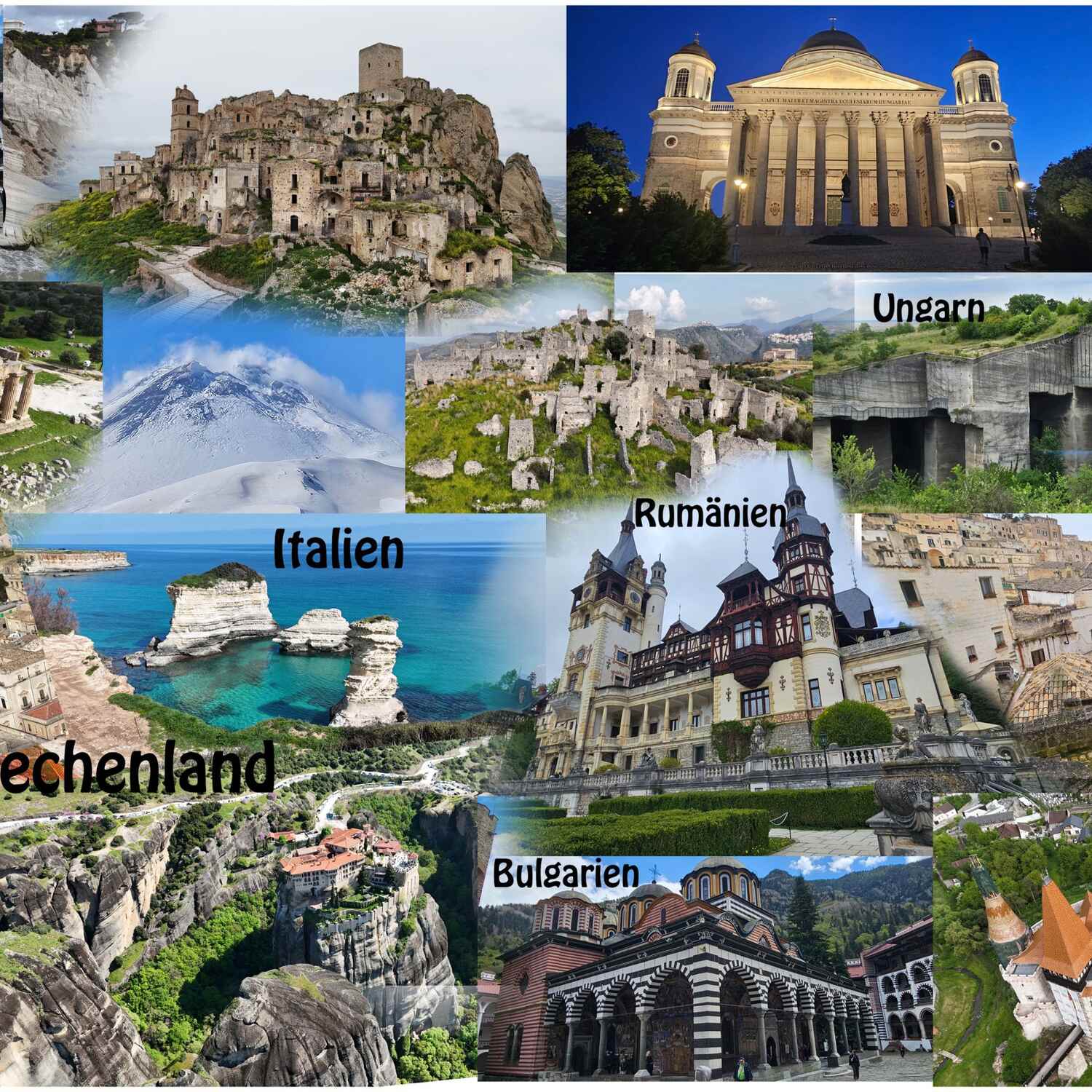 Süd-Ost Europa🇮🇹🇬🇷🇧🇬🇦🇲🇭🇺🇸🇰