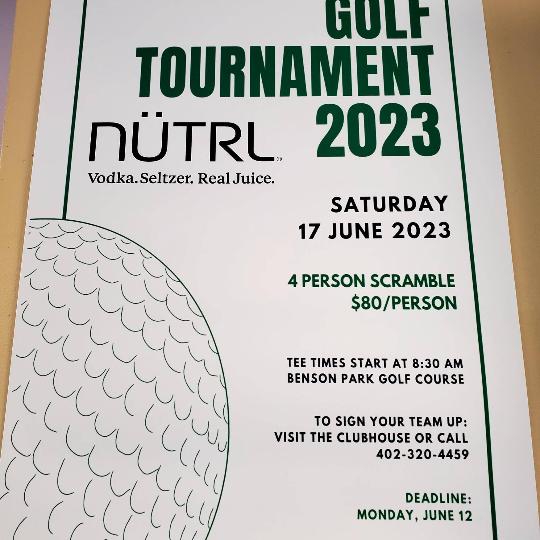 Clubhouse Golf Tournament