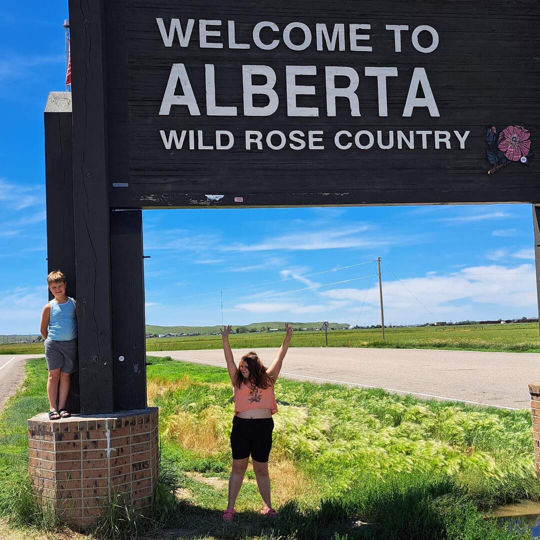 Alberta with Grandkids