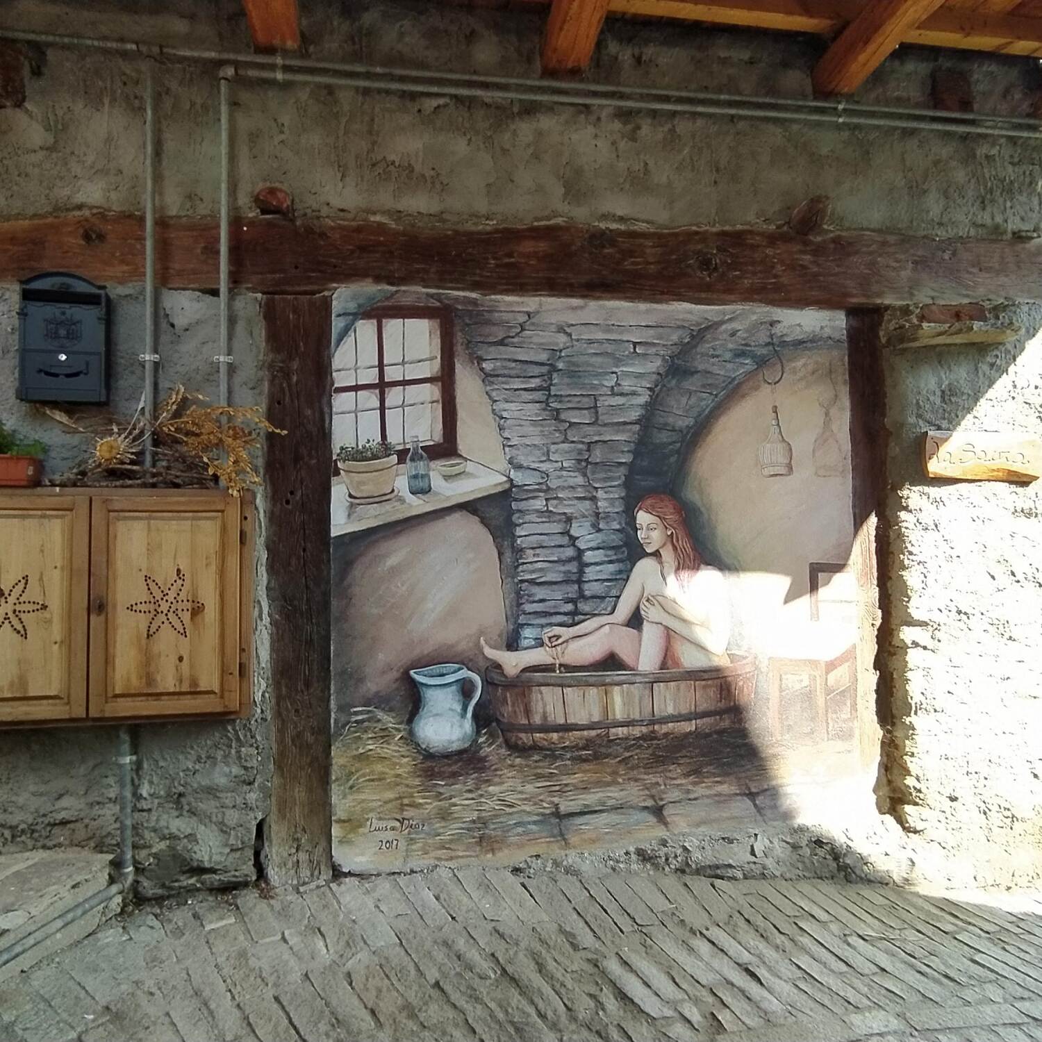 Il paese dei murales!