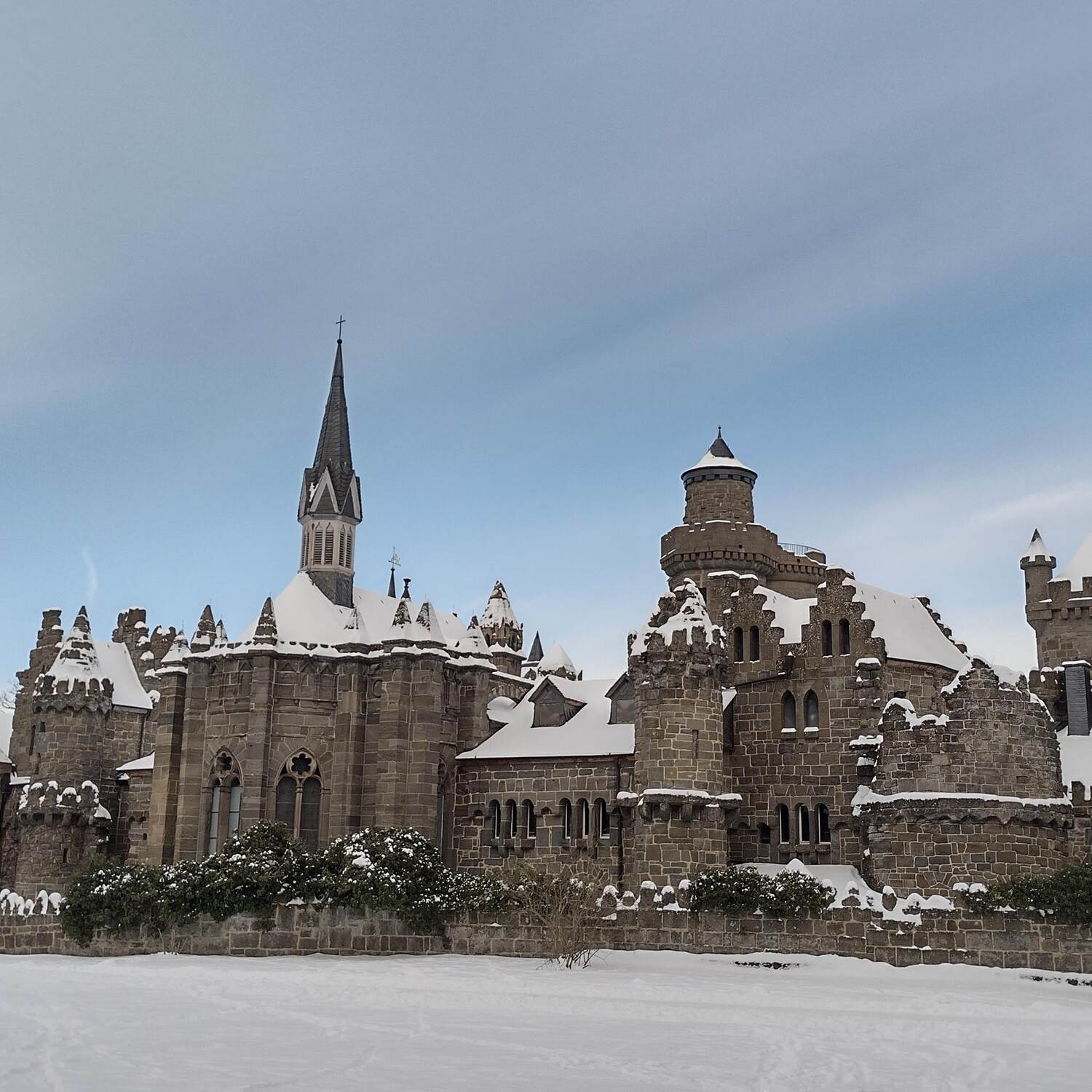 Winterliche Löwenburg