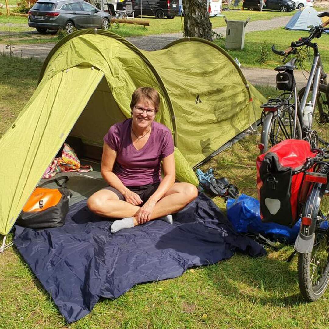 Radwandern mit dem Zelt Müritz