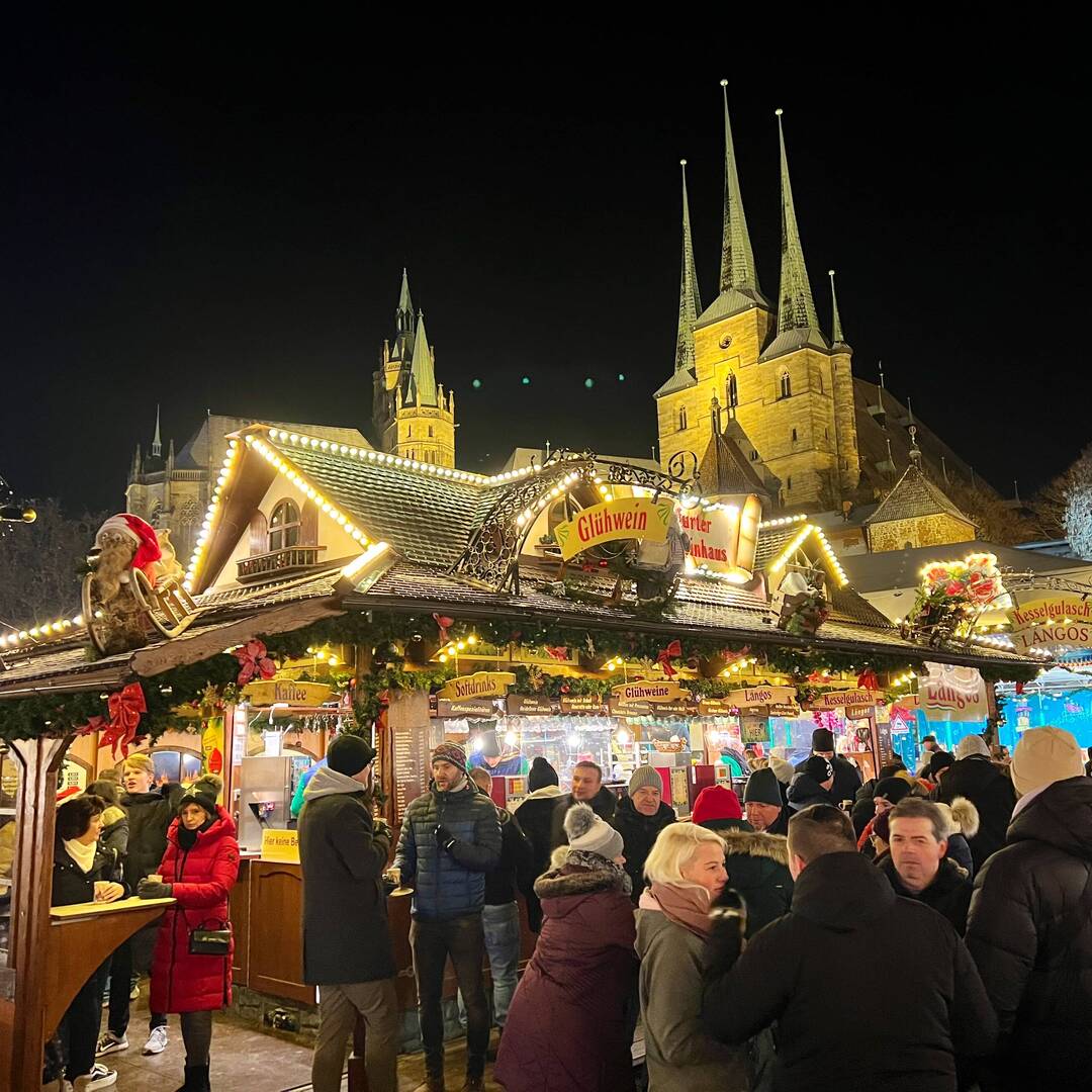 Zur Weihnachtszeit in Erfurt