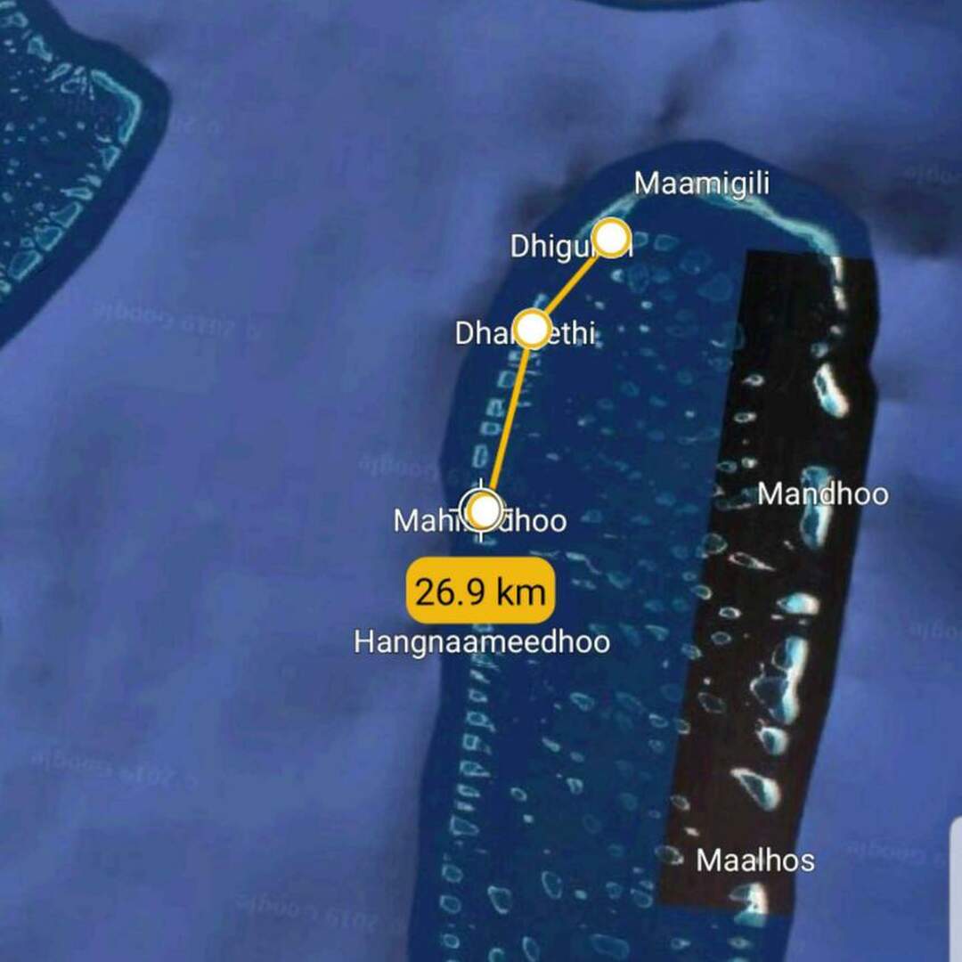 DHIGURAH to MAHIBADHO island