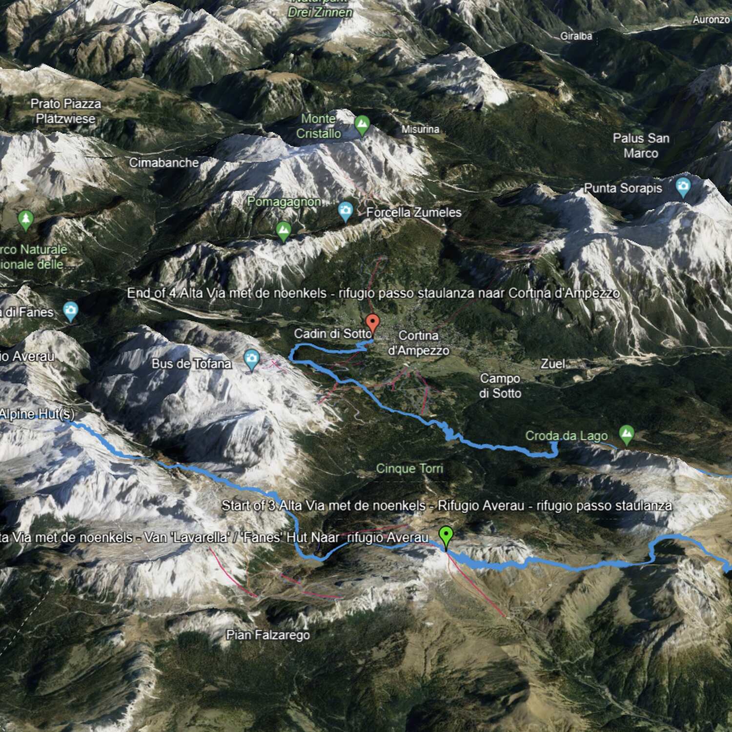 Alta Via 1 Met de Noenkels