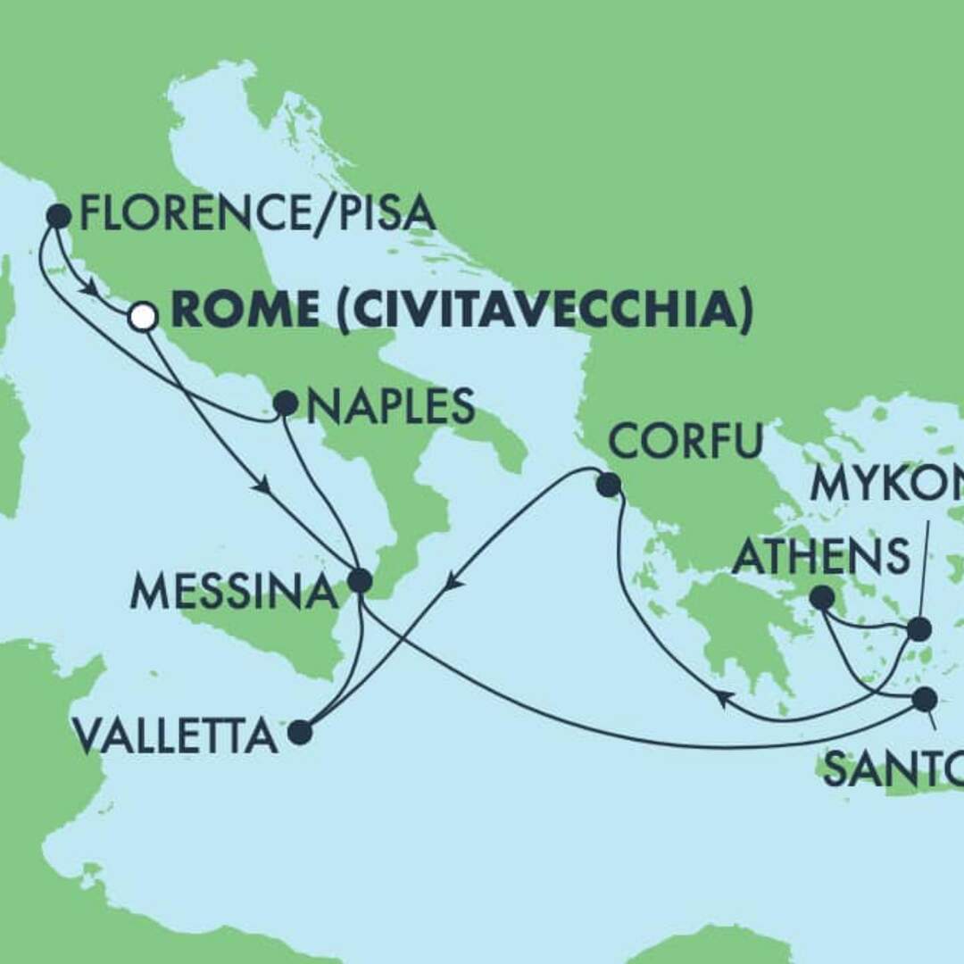 Greek isles & italy