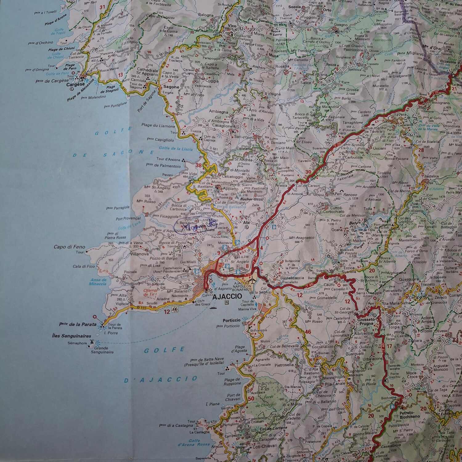 Ajaccio. Côte ouest corse