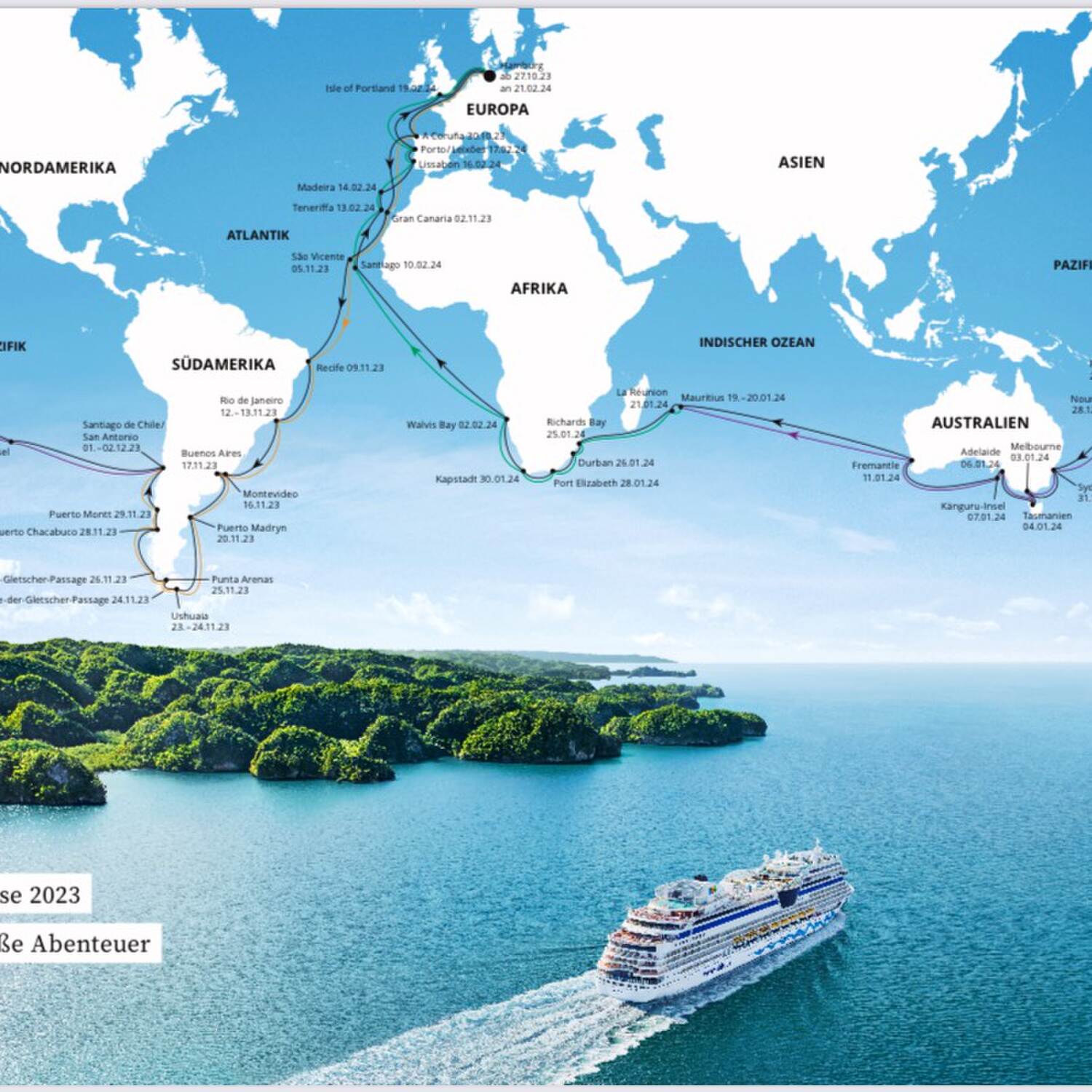 Weltreise 2023/24
