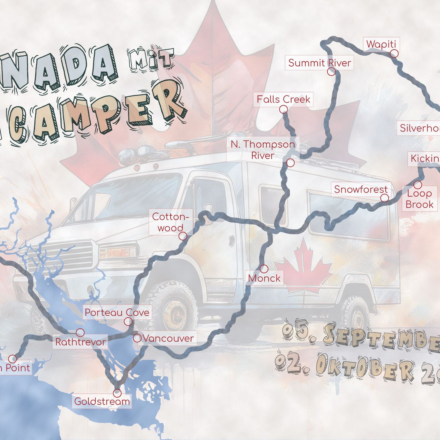 West-Kanada mit dem Camper