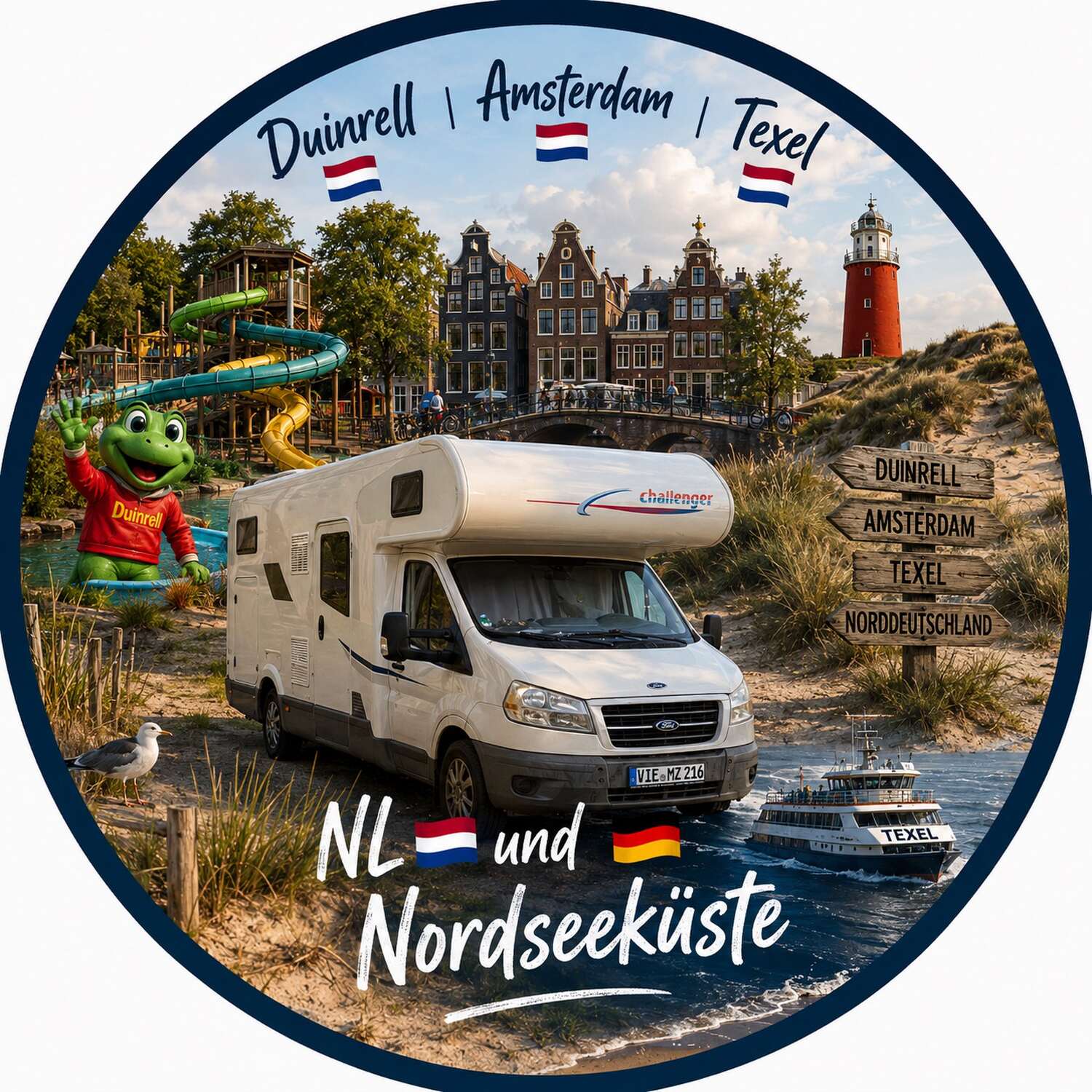 NL🇳🇱 und 🇩🇪 Nordseeküste