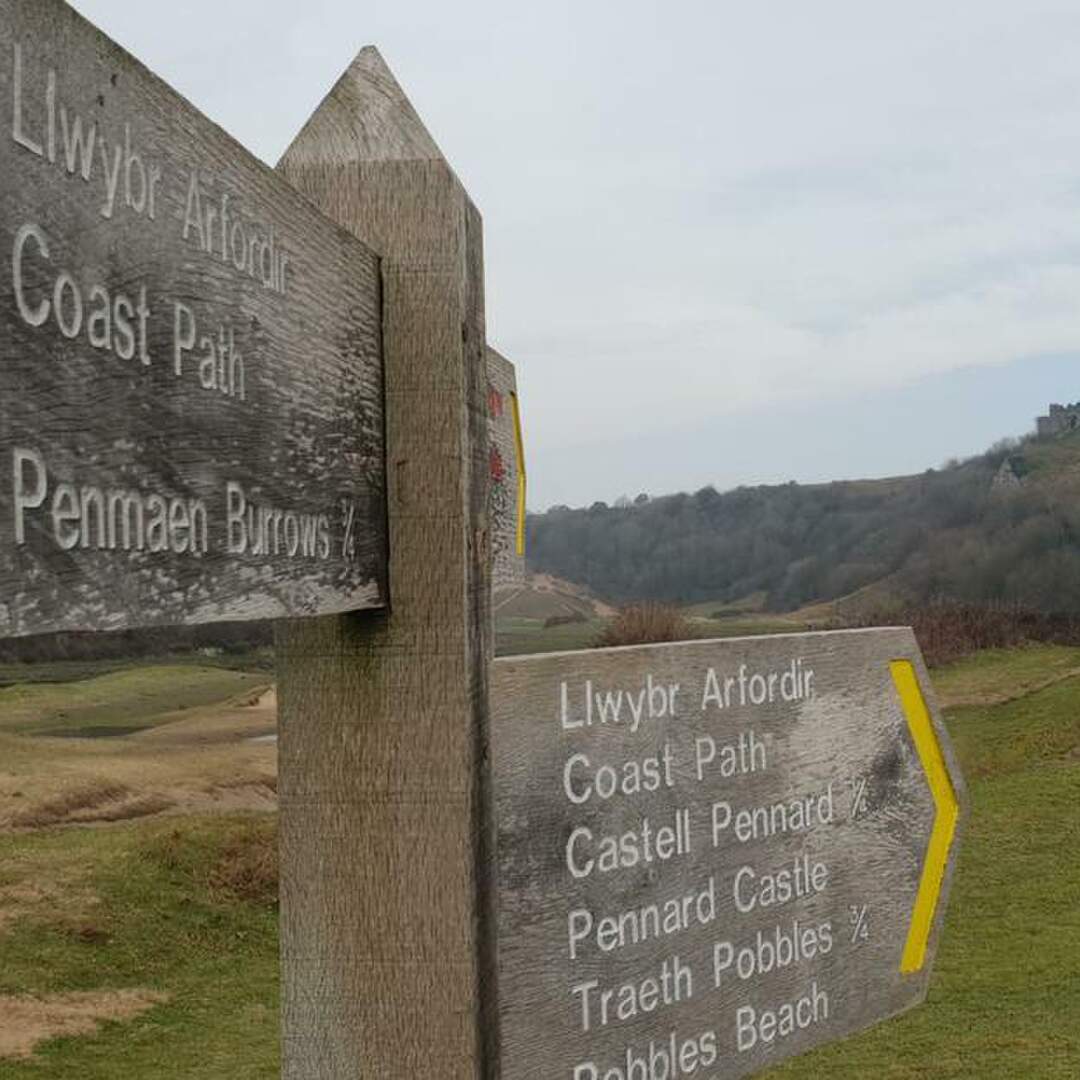 Three cliffs bay
