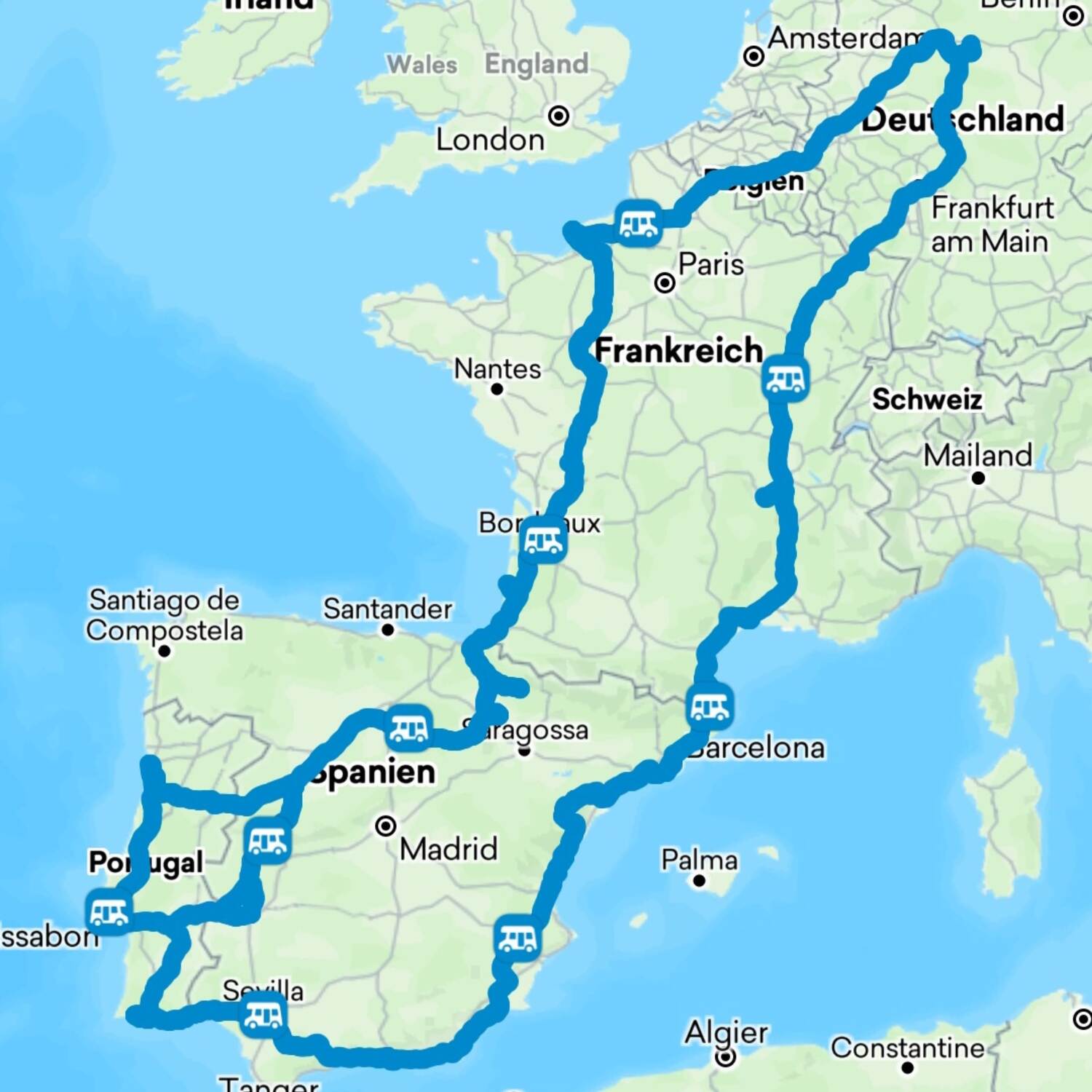 Spanien und Portugal