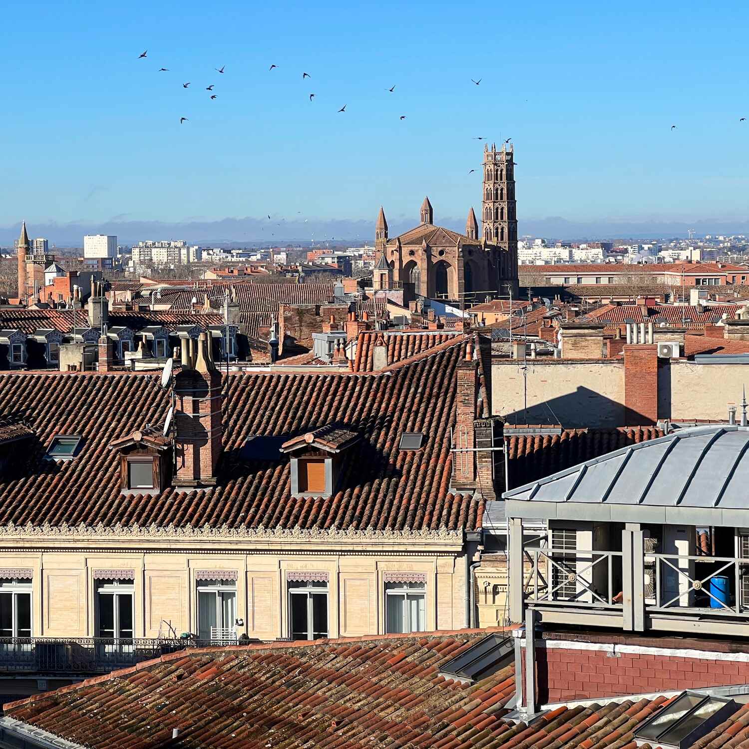 Vue sur les toits de Toulouse