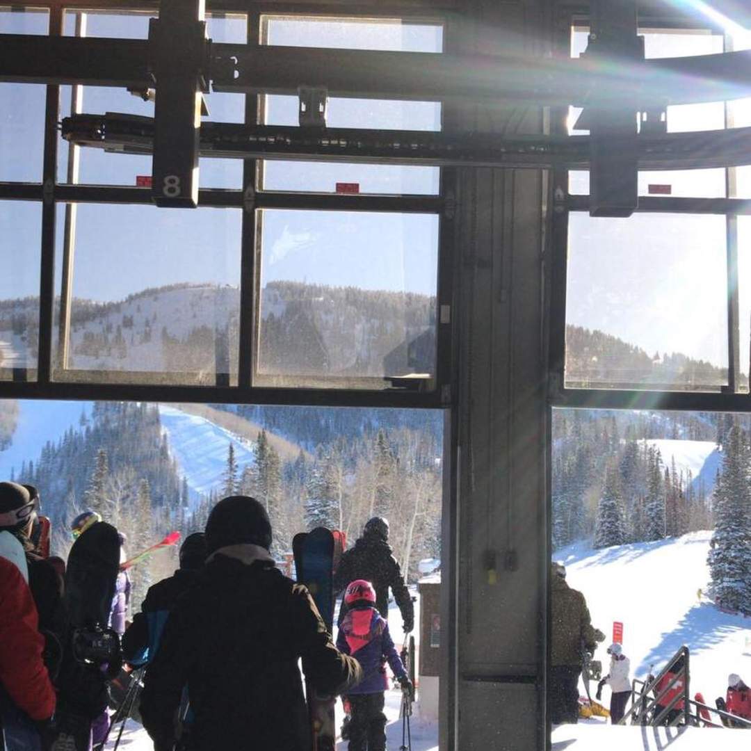 Skiing in Steamboat, Colorado
