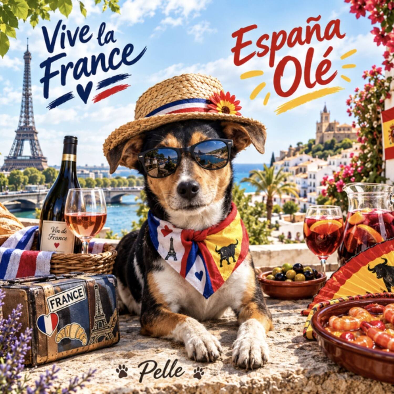 Vive la France & España olé
