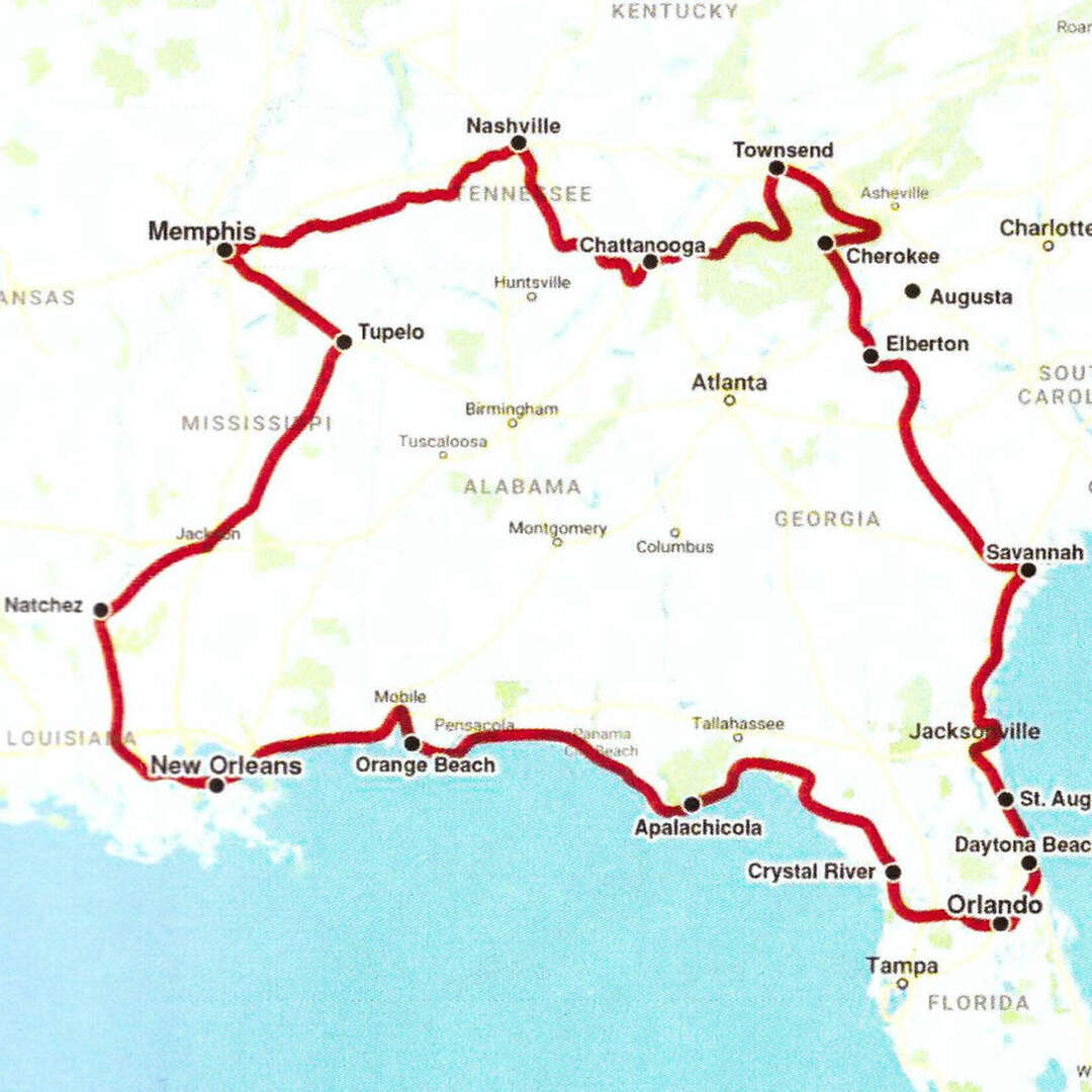 USA Biker Tour Südstaaten 2019