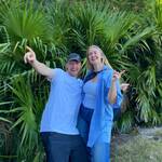 Sarah og Lasse på tur