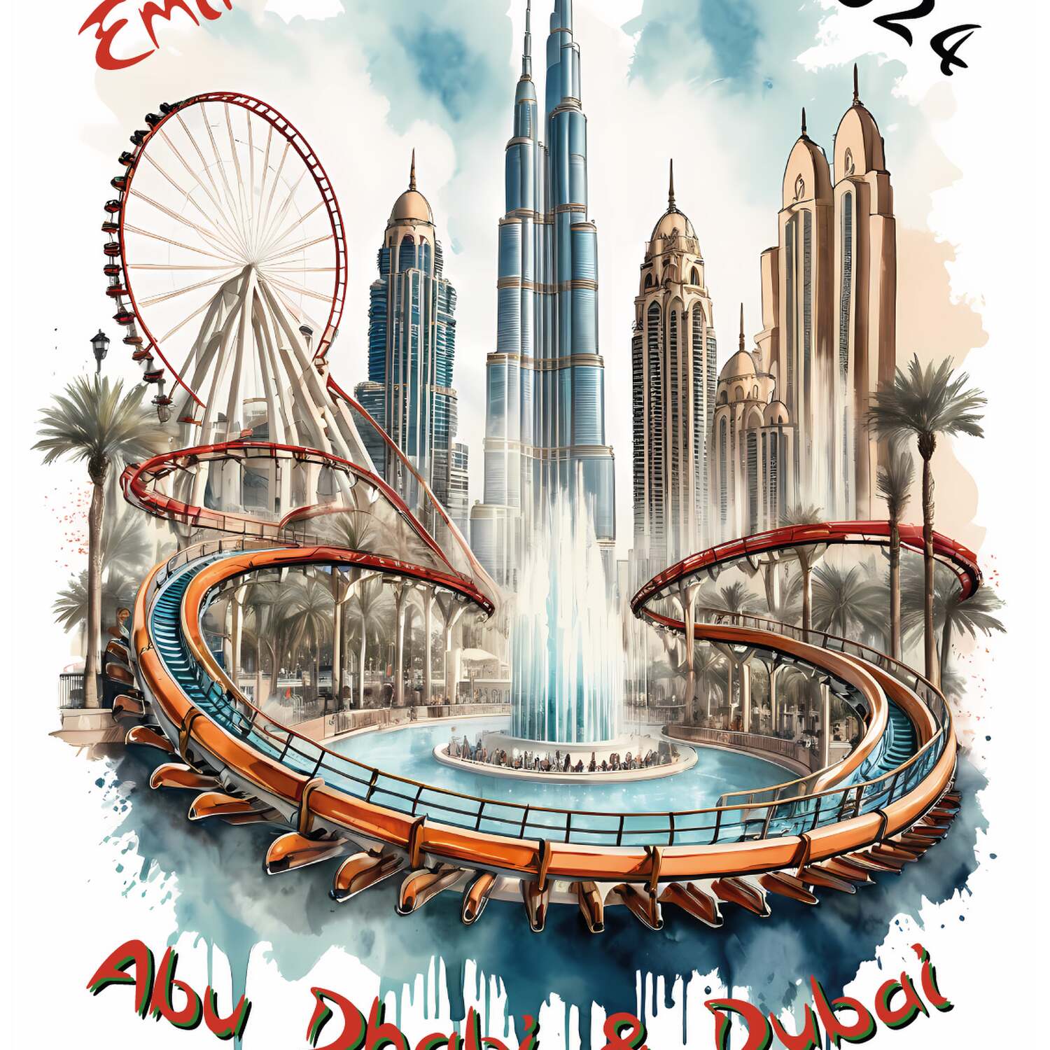 Abu Dhabi et Dubaï