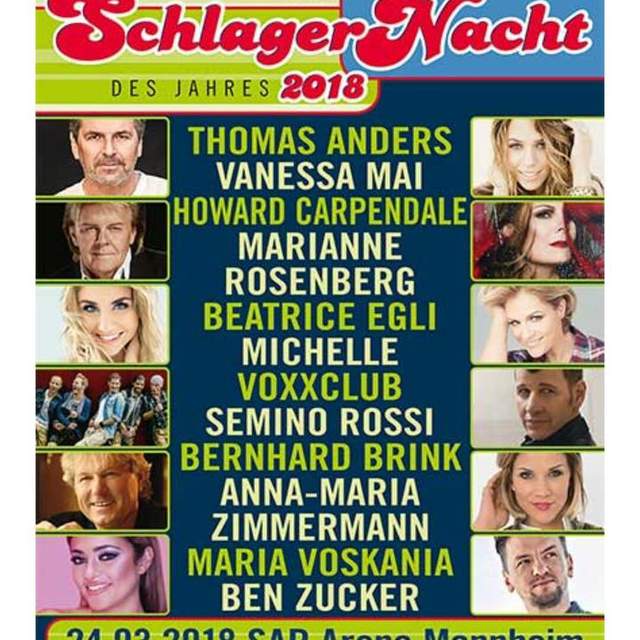 Schlagernacht in Mannheim