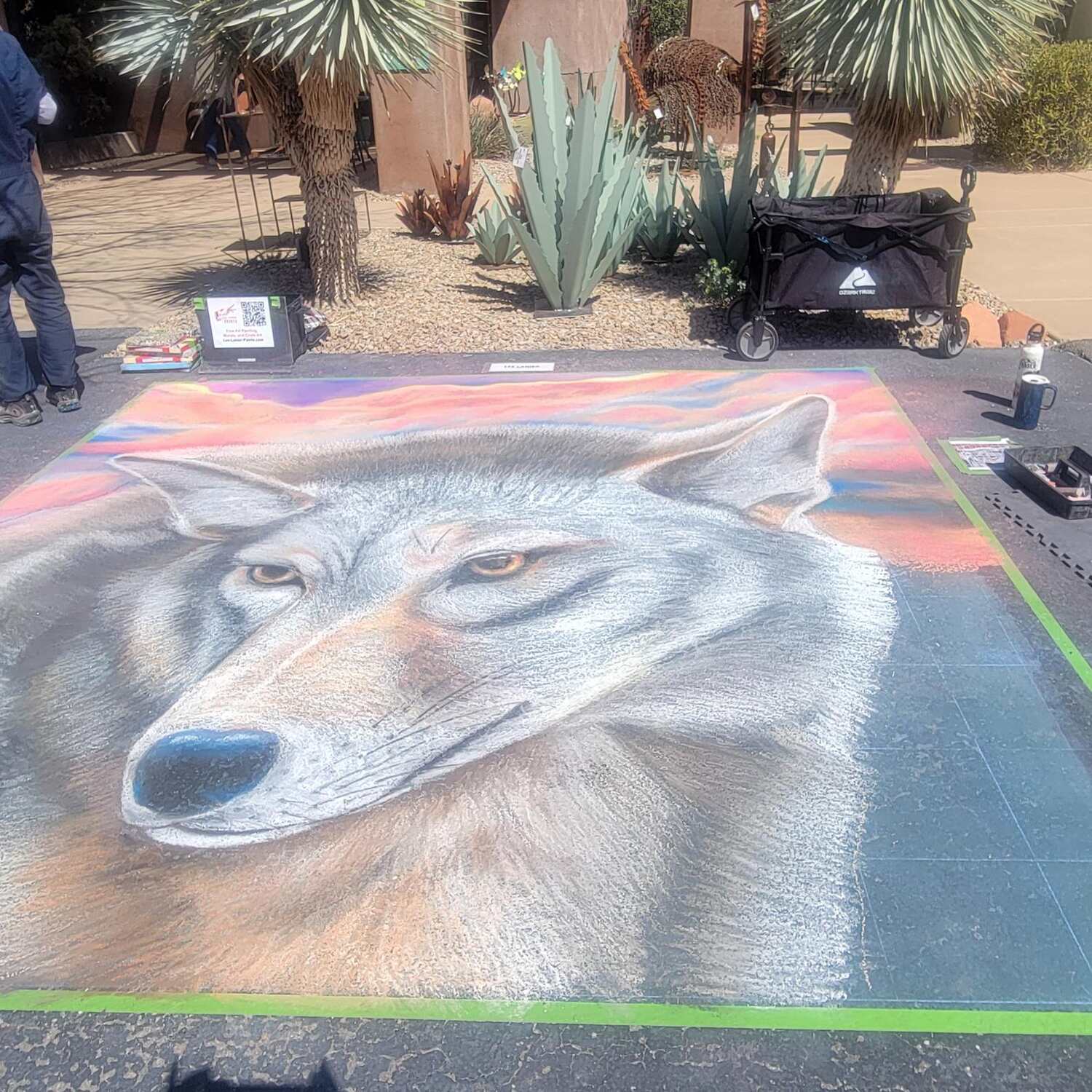 Kayenta chalk art festival