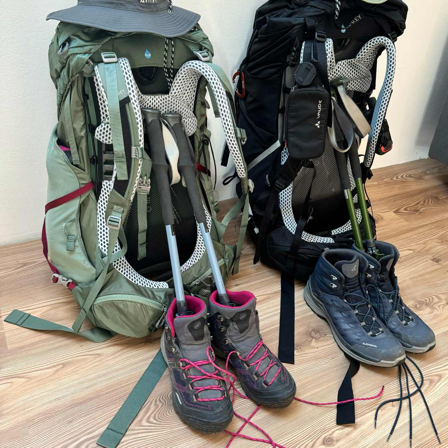 Rucksack packen