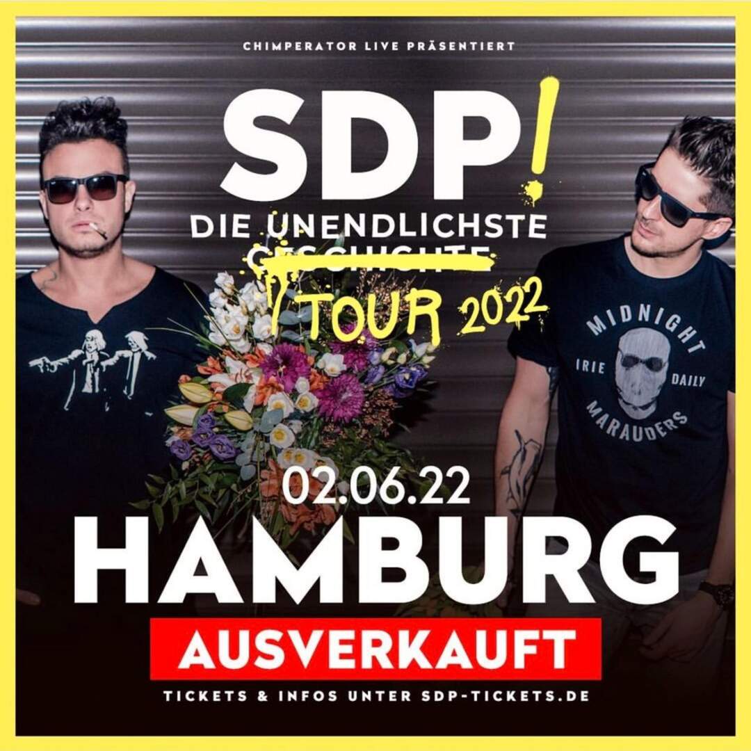 Hamburg zum SDP Konzert inkl.
