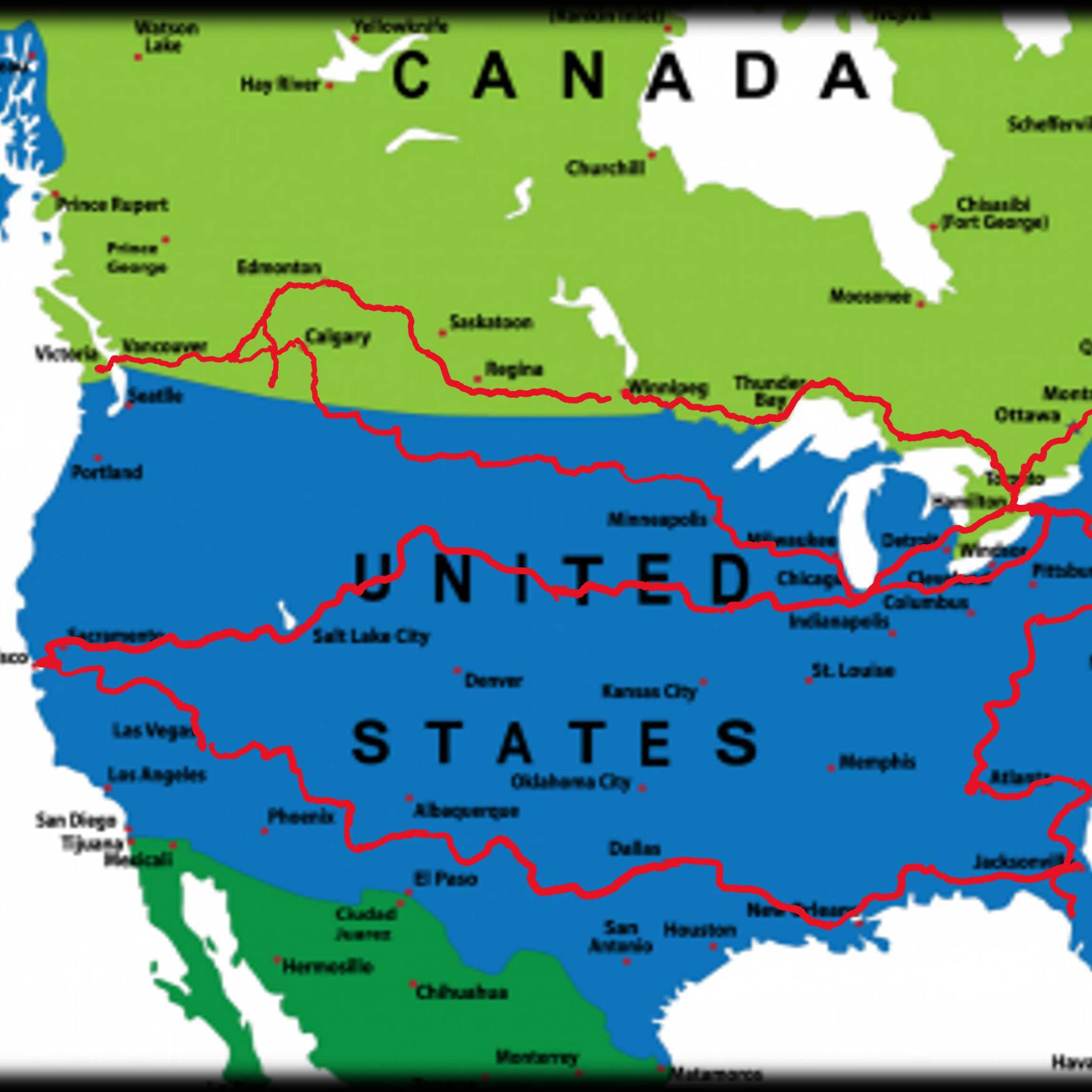 A North American Journey
