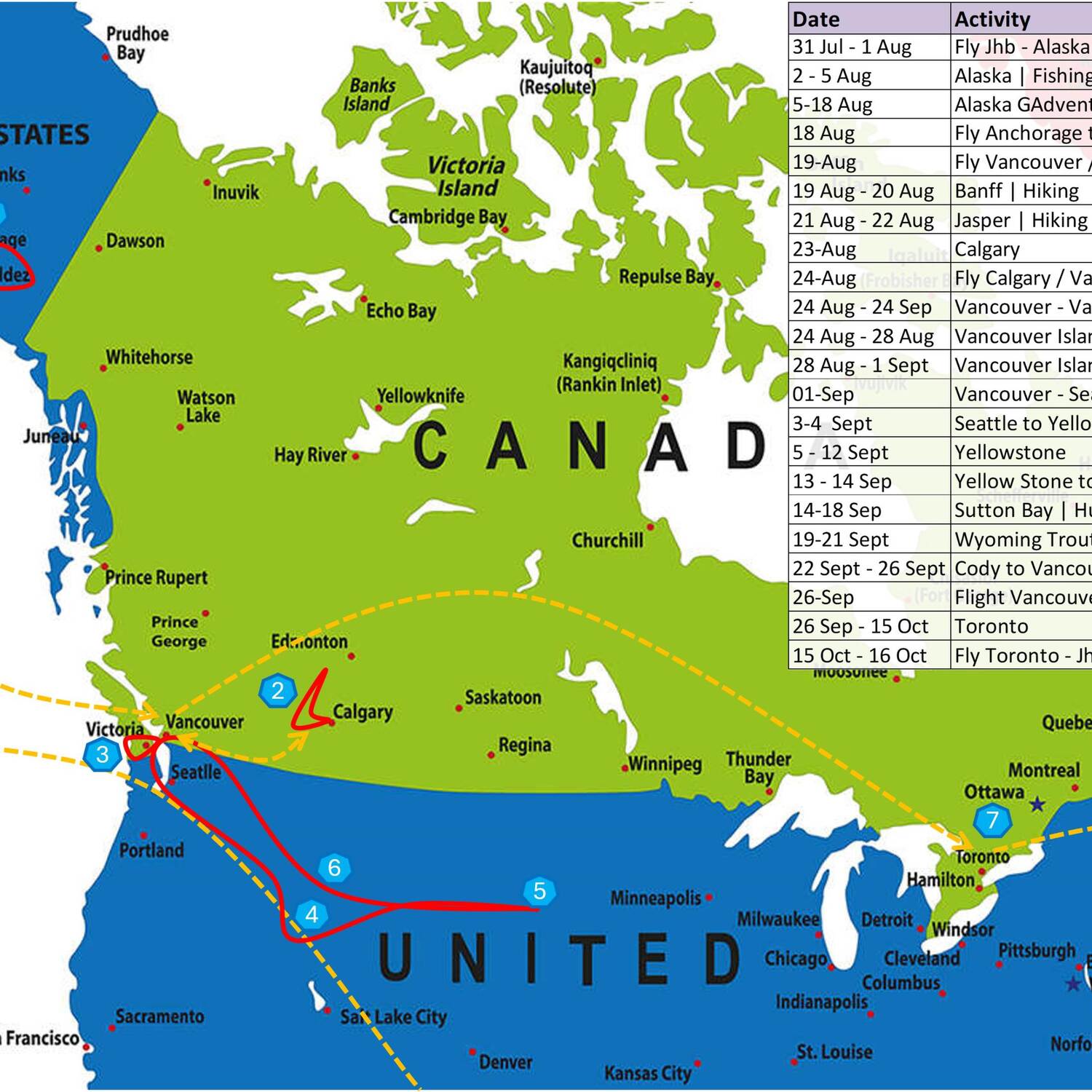 Alaska/Canada/US '24