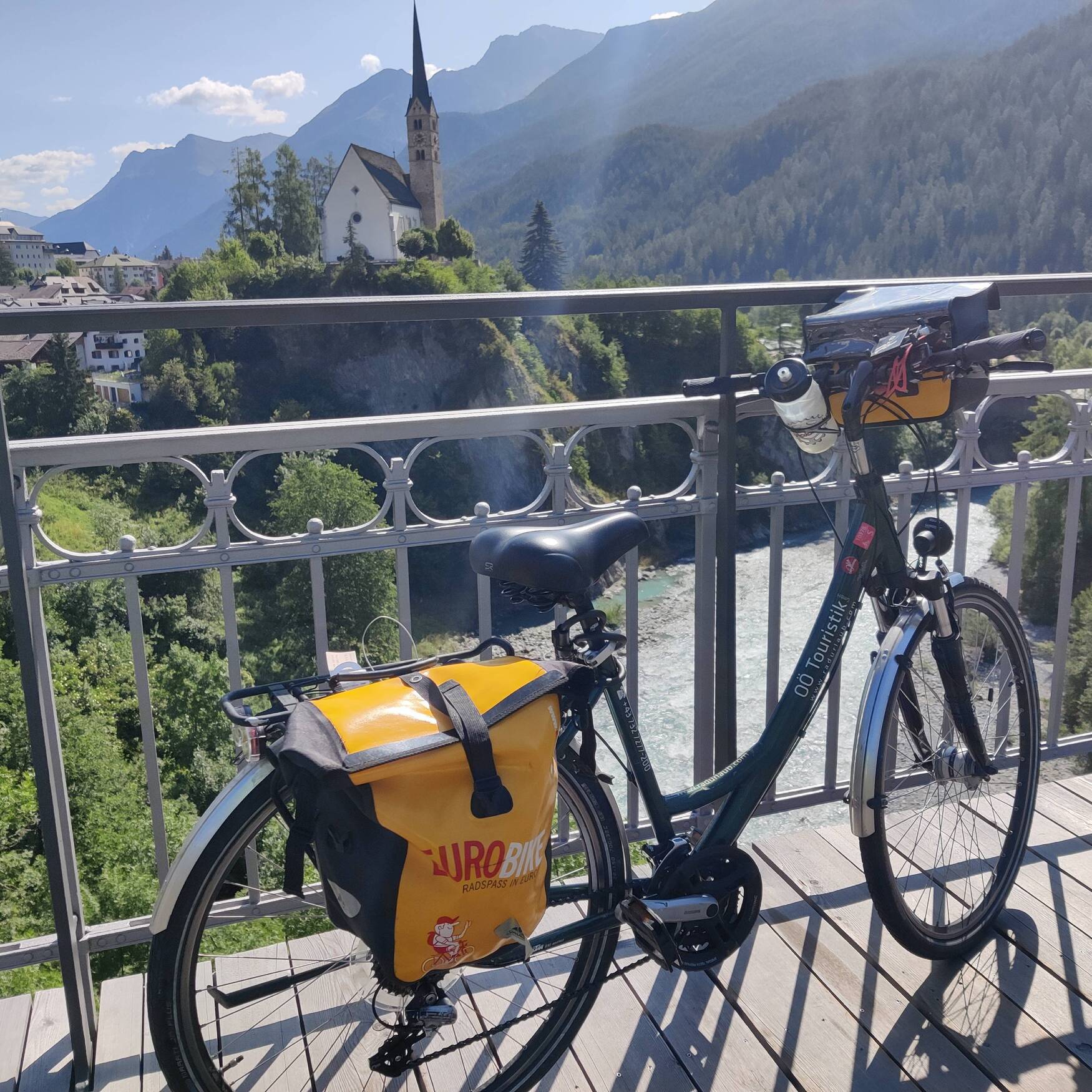 Tyrol with bicycles