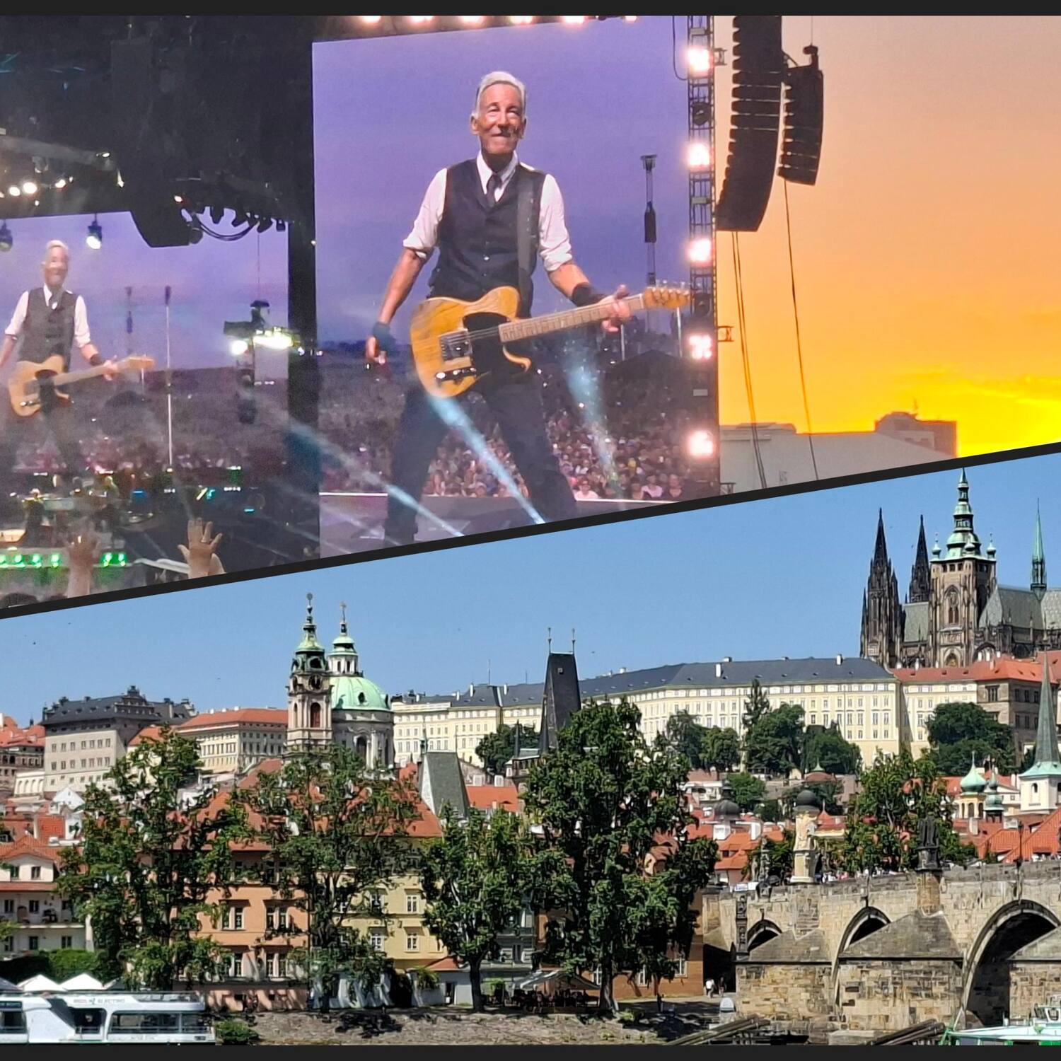 Prag und Bruce Springsteen