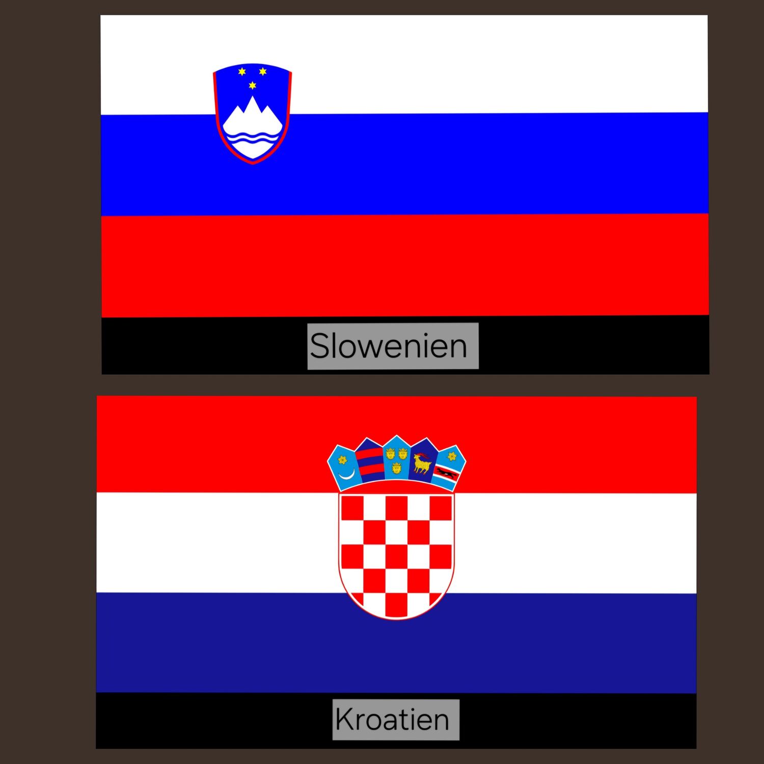 Slowenien und Kroatien
