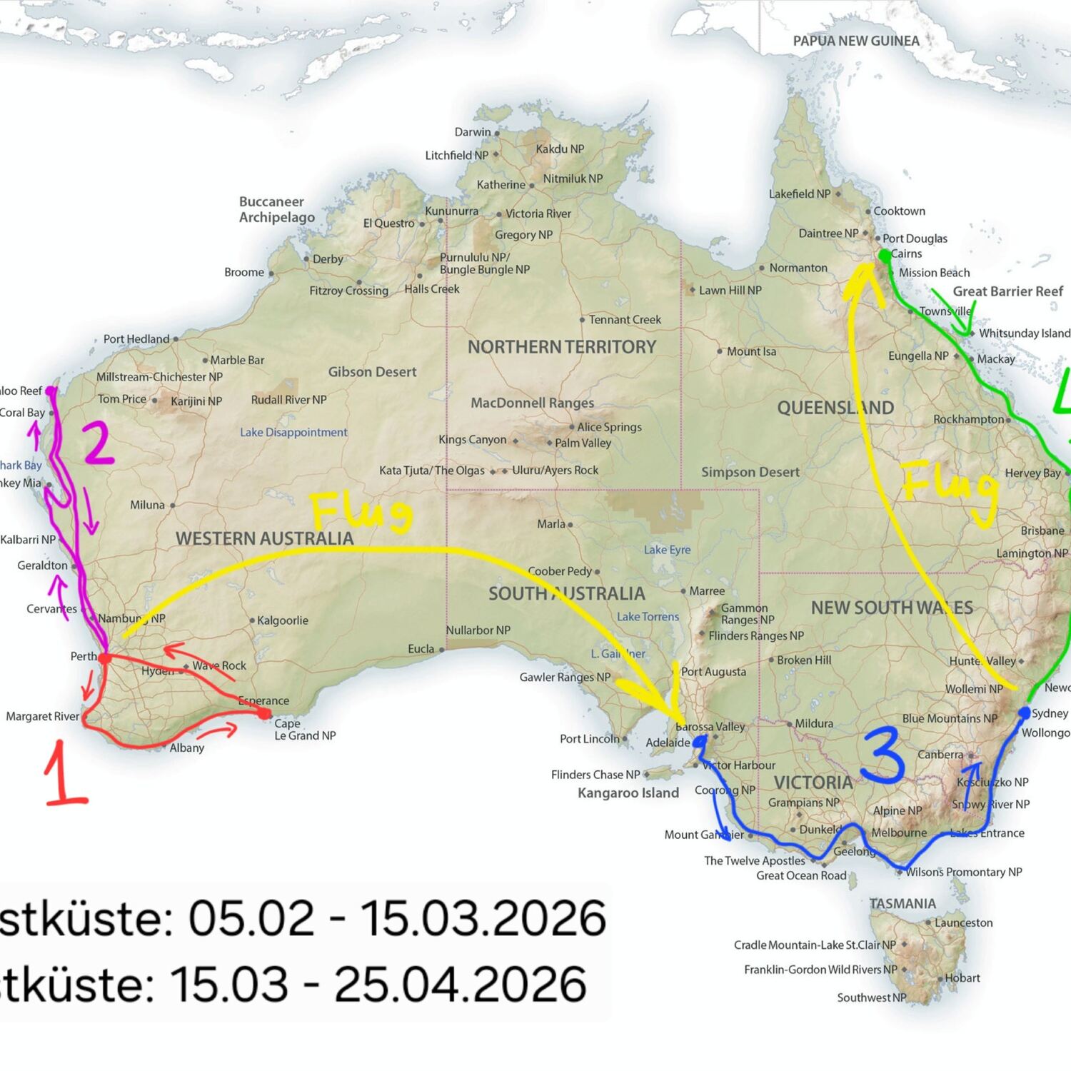 Australien Roadtrip 2026