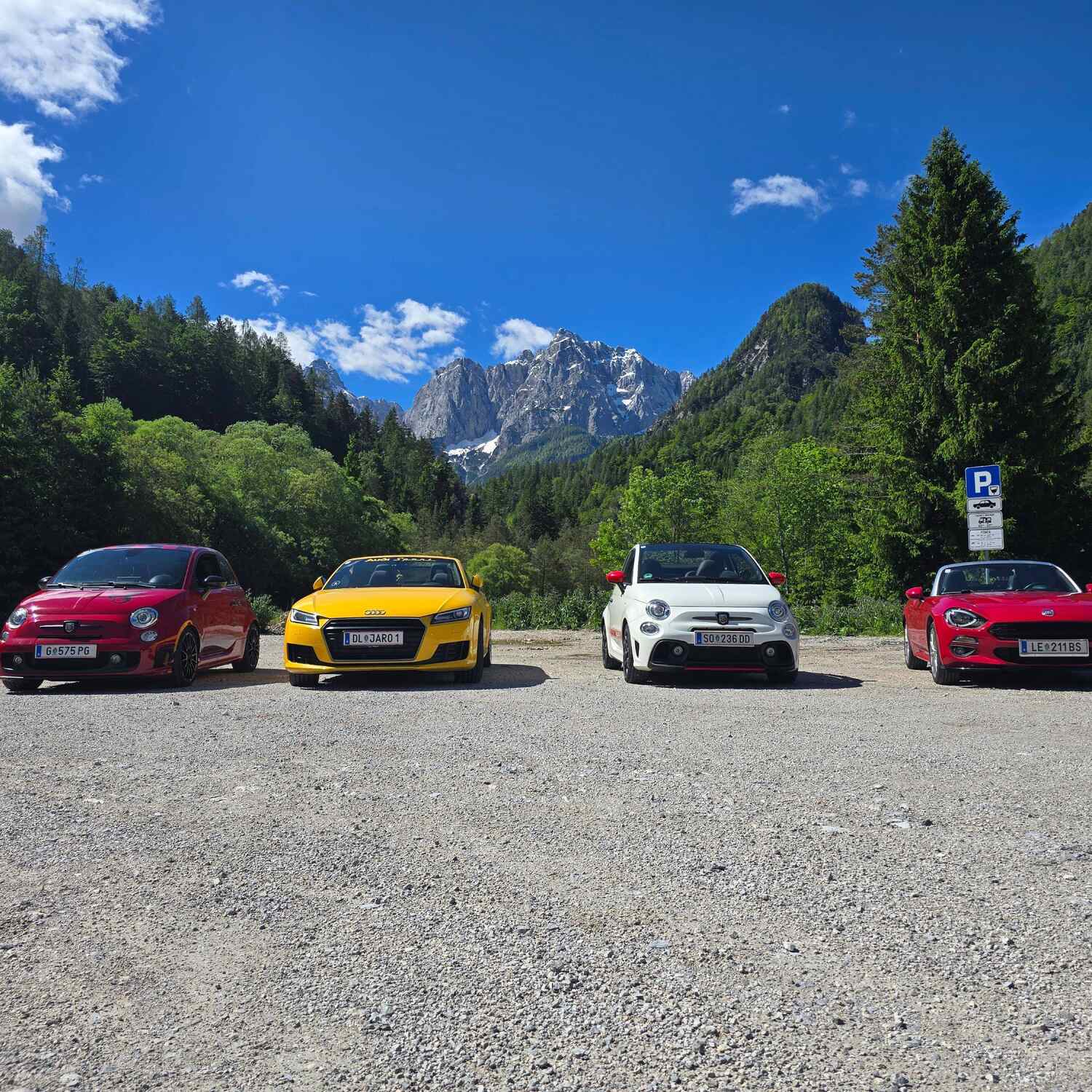 Abarth Ausfahrt Aut SLO IT