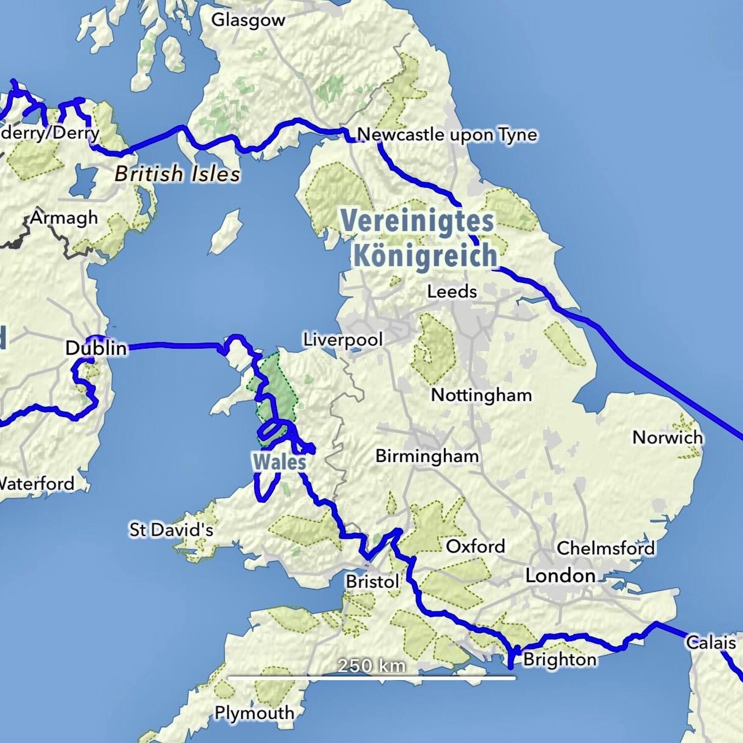Mopedtour nach UK🇬🇧/Eire🇮🇪