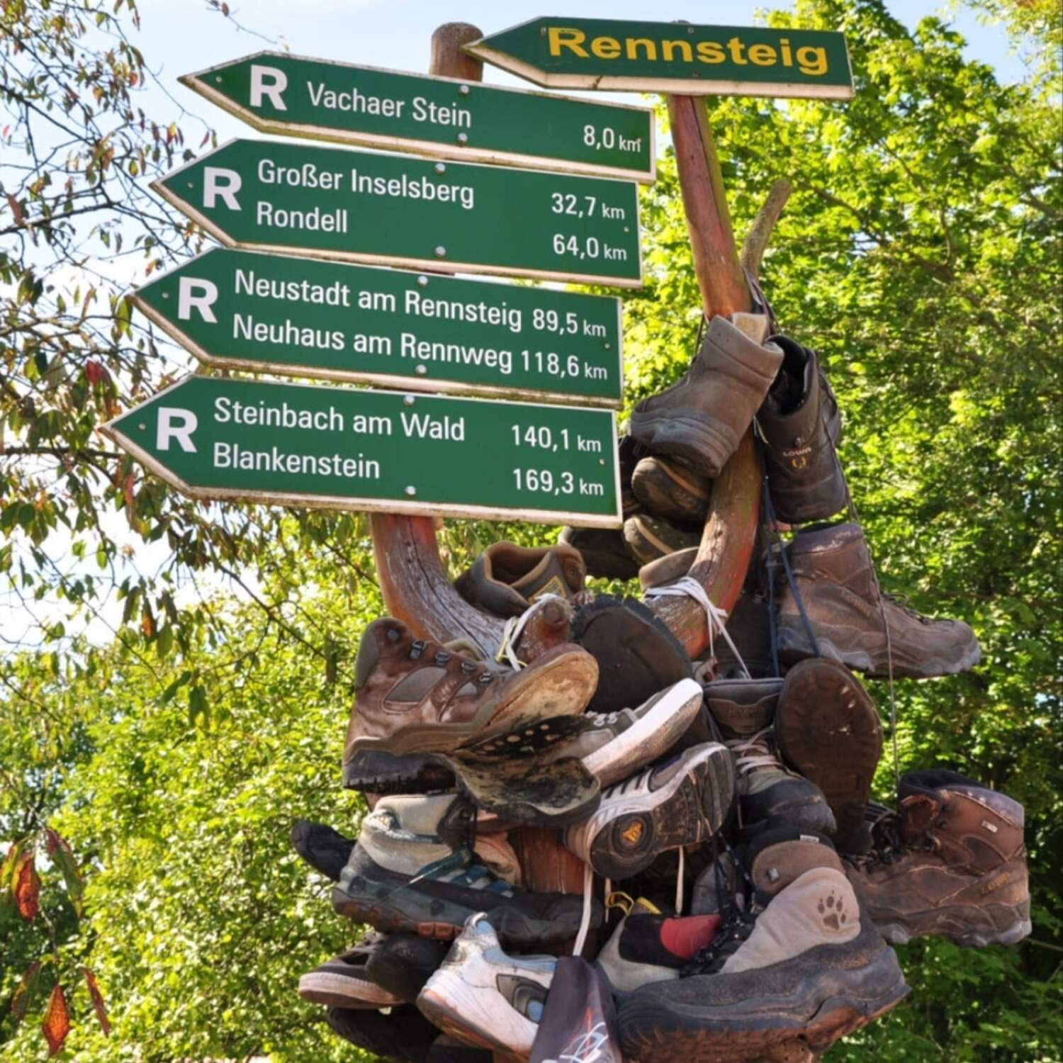 Rennsteig - Höhen- und Fernwanderweg in Thüringen