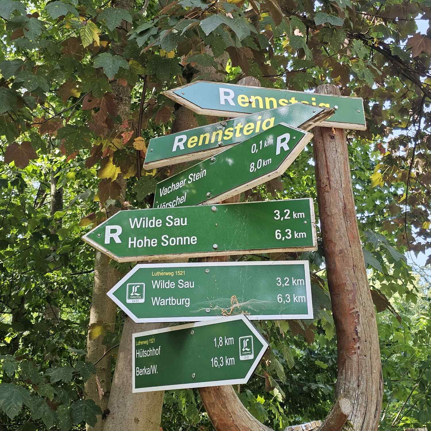 Rennsteig - Höhen- und Fernwanderweg in Thüringen