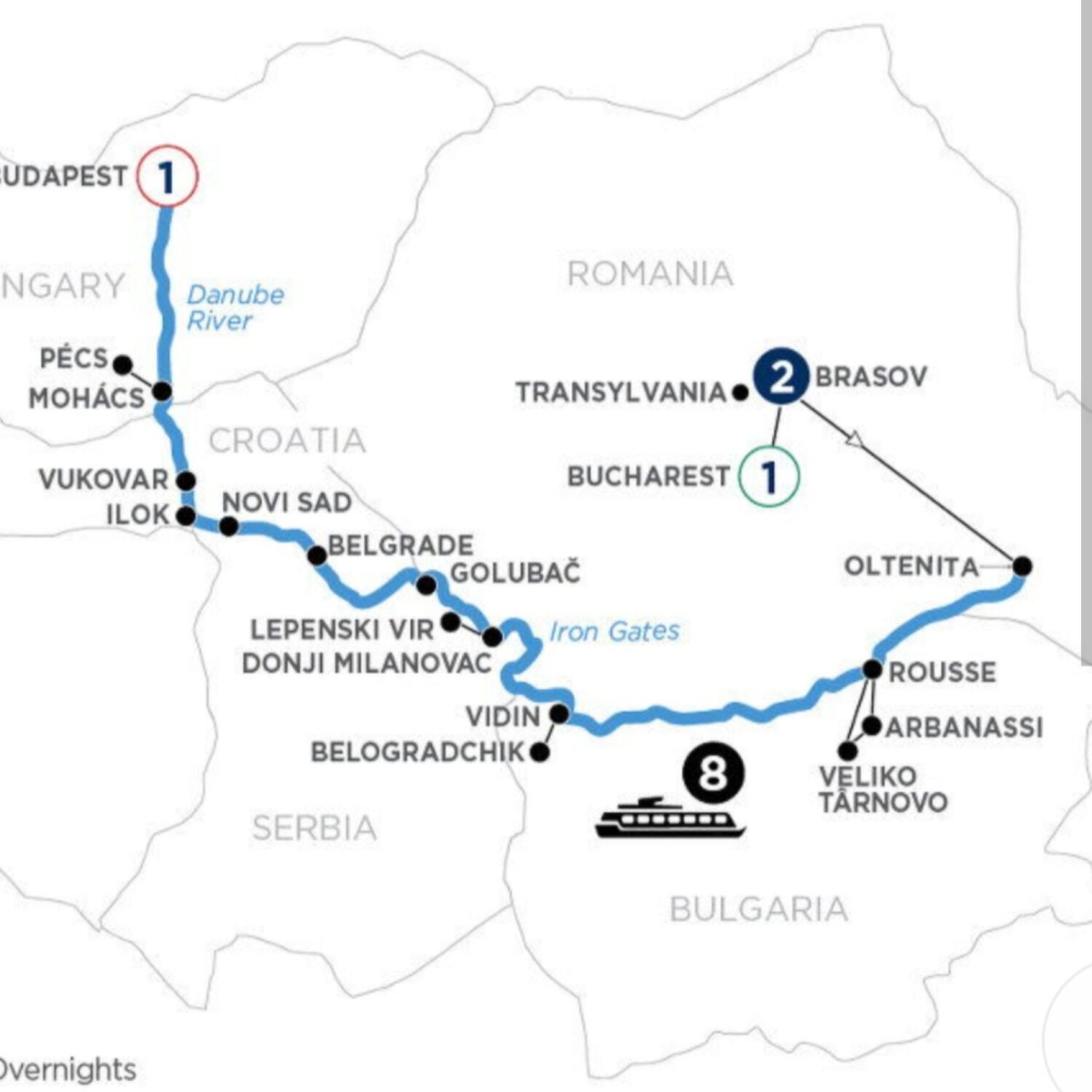 Bucharest to Budapest